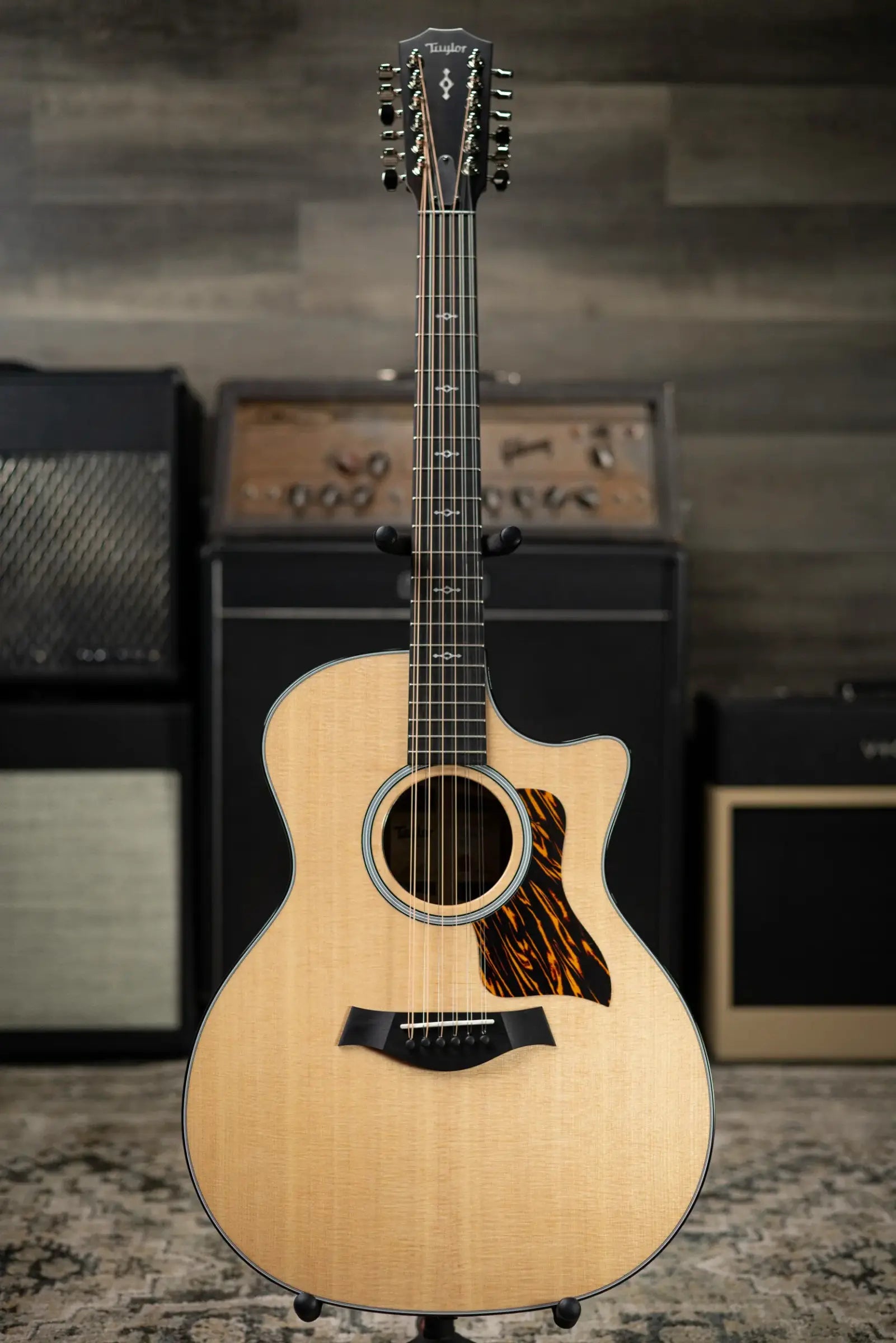 Taylor Next Generation 454ce 12-String Grand Auditorium Acoustic/Electric Guitar with Hardshell Case