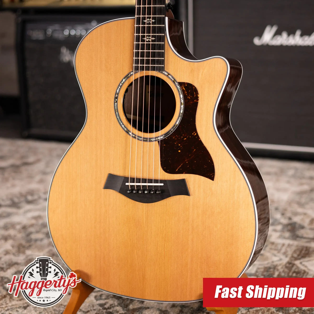 Taylor Next Generation 714ce Grand Auditorium Acoustic/Electric Guitar - Cedar/Indian Rosewood with Hardshell Case