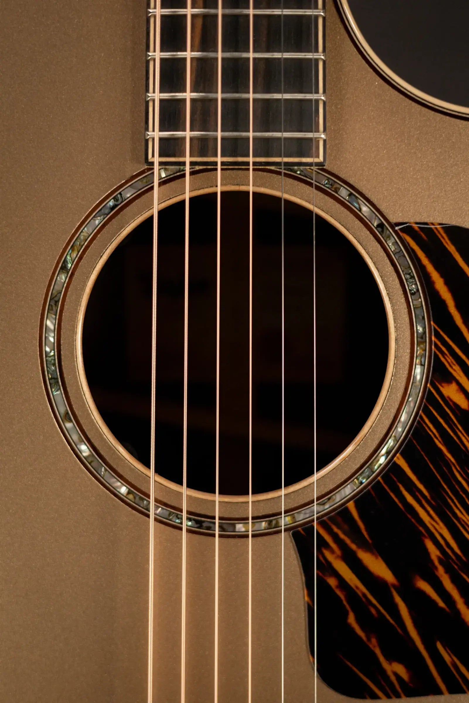 Taylor Next Generation 814ce LTD Grand Auditorium Acoustic/Electric Guitar - Casablanca Beige Metallic Top with Hardshell Case