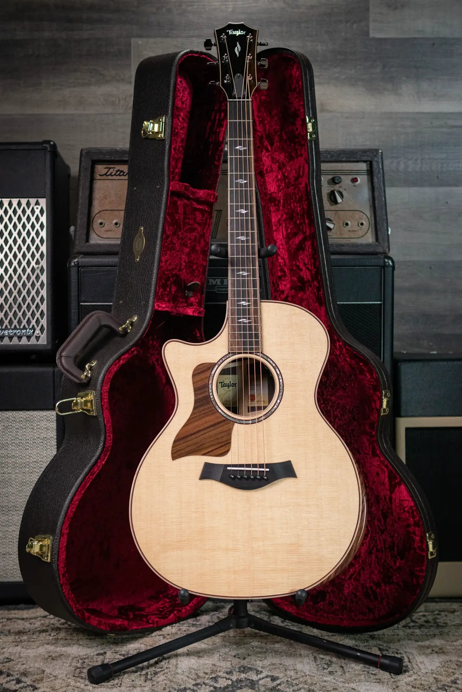 Taylor Next Generation 814ce Left-Handed Grand Auditorium Acoustic/Electric Guitar with Hardshell Case