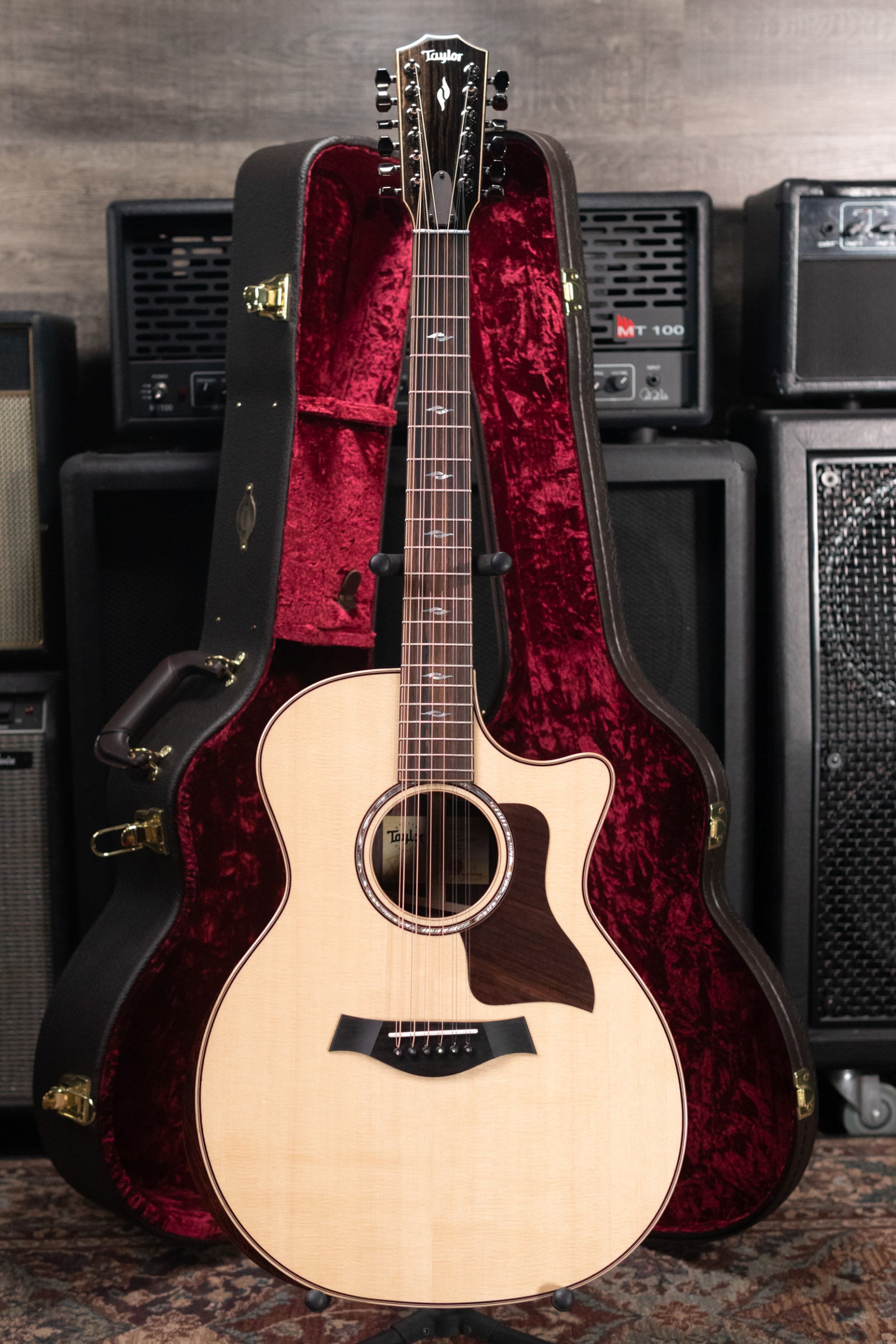 Taylor Next Generation 854ce 12-String Grand Auditorium Acoustic/Electric Guitar with Hardshell Case
