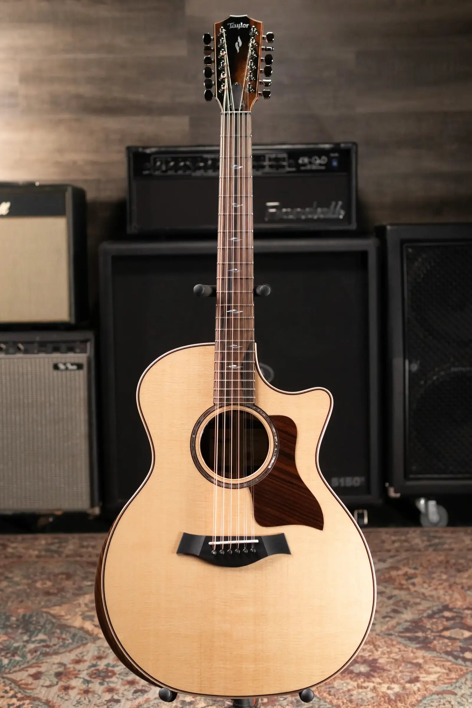 Taylor Next Generation 854ce 12-String Grand Auditorium Acoustic/Electric Guitar with Hardshell Case