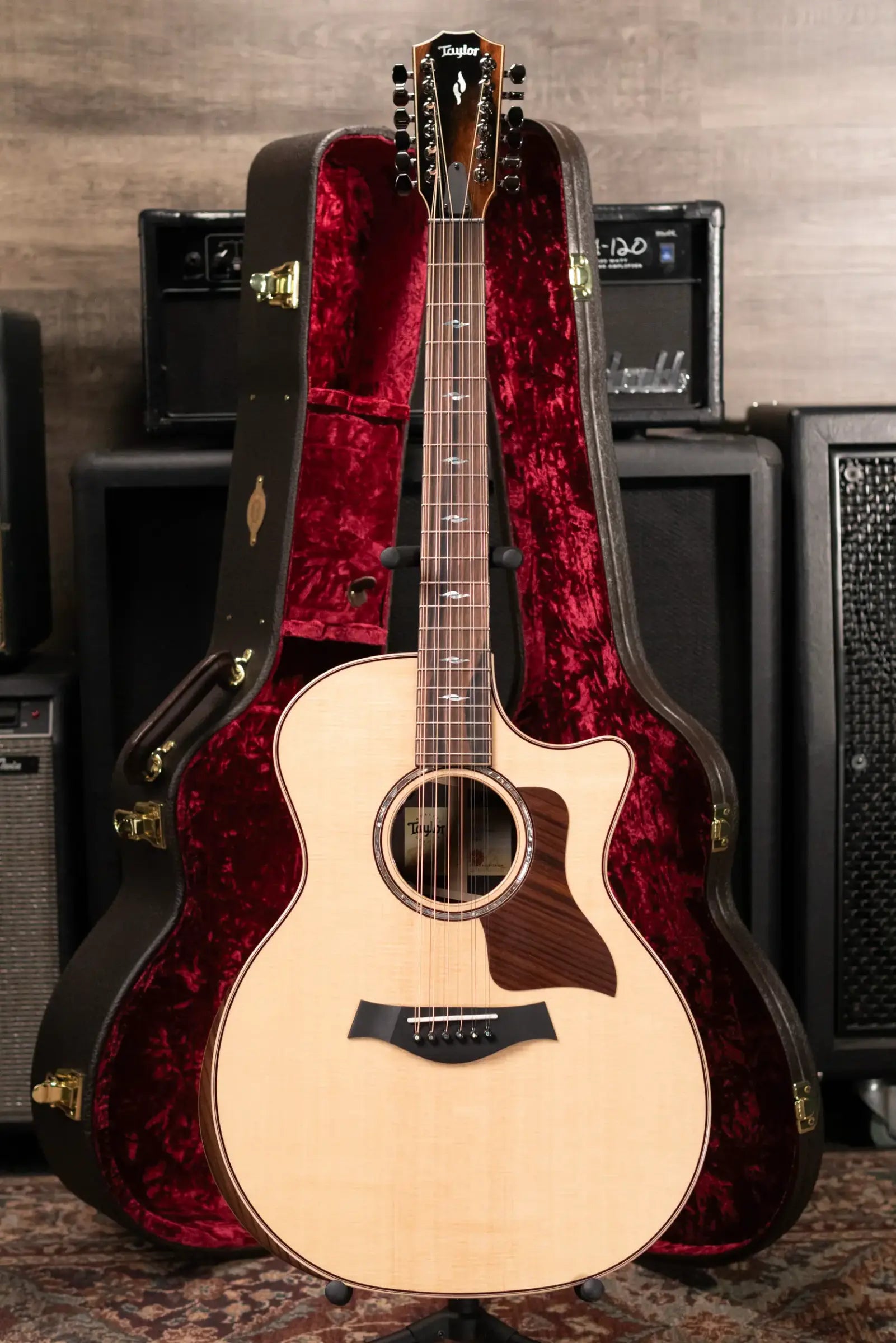 Taylor Next Generation 854ce 12-String Grand Auditorium Acoustic/Electric Guitar with Hardshell Case
