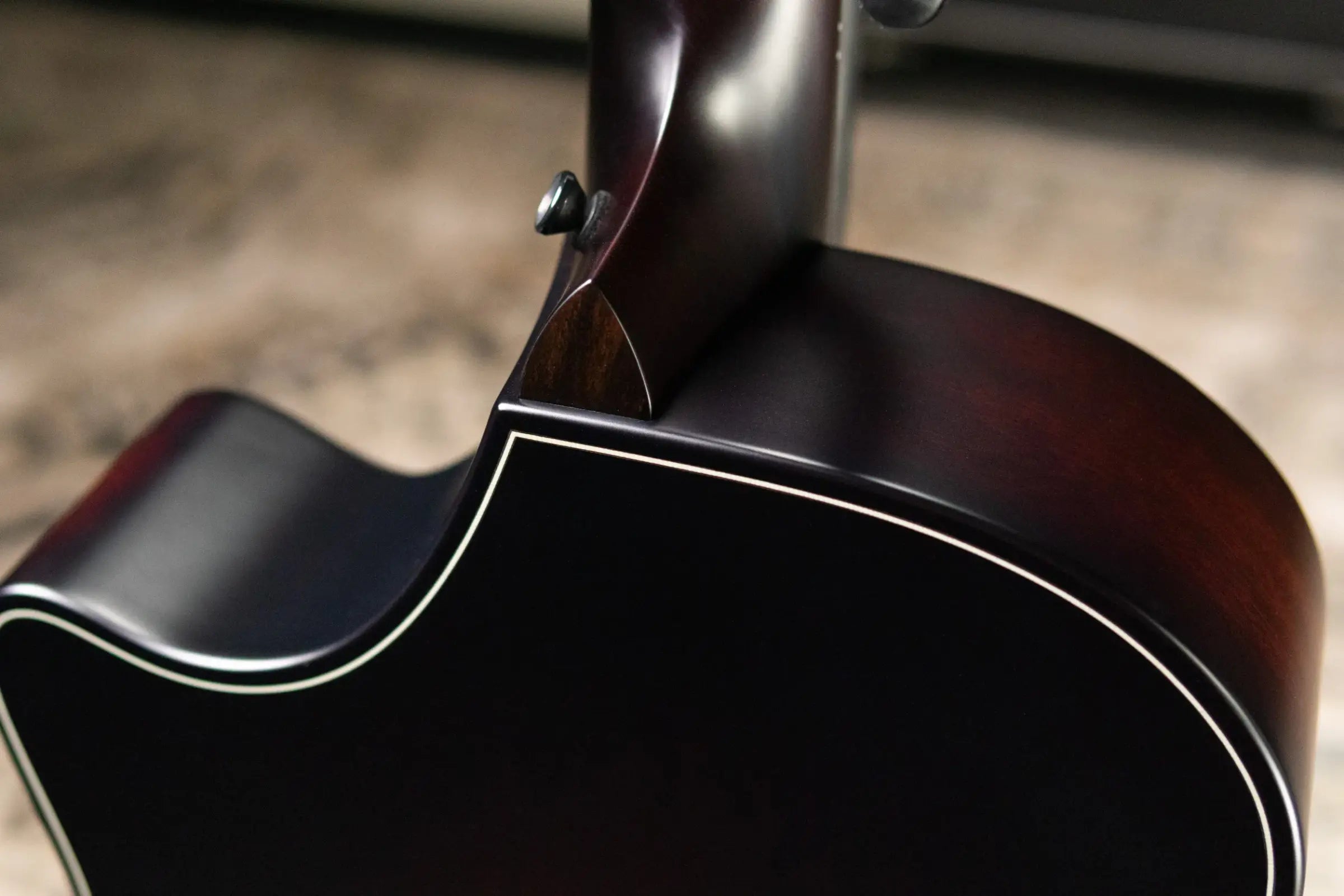 Taylor Next Generation Builder's Edition 324ce Grand Auditorium Acoustic/Electric Guitar - Tobacco Kona Burst with Hardshell Case