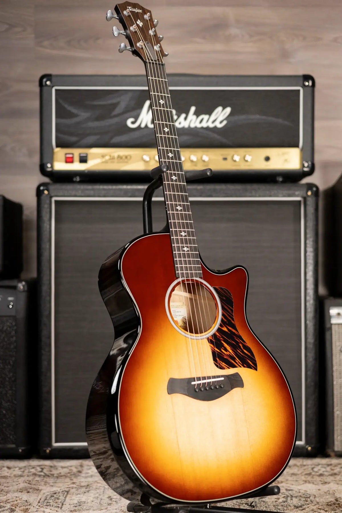 Taylor Next Generation Builder's Edition 514ce Grand Auditorium Acoustic/Electric Guitar - Kona Burst Top with Hardshell Case