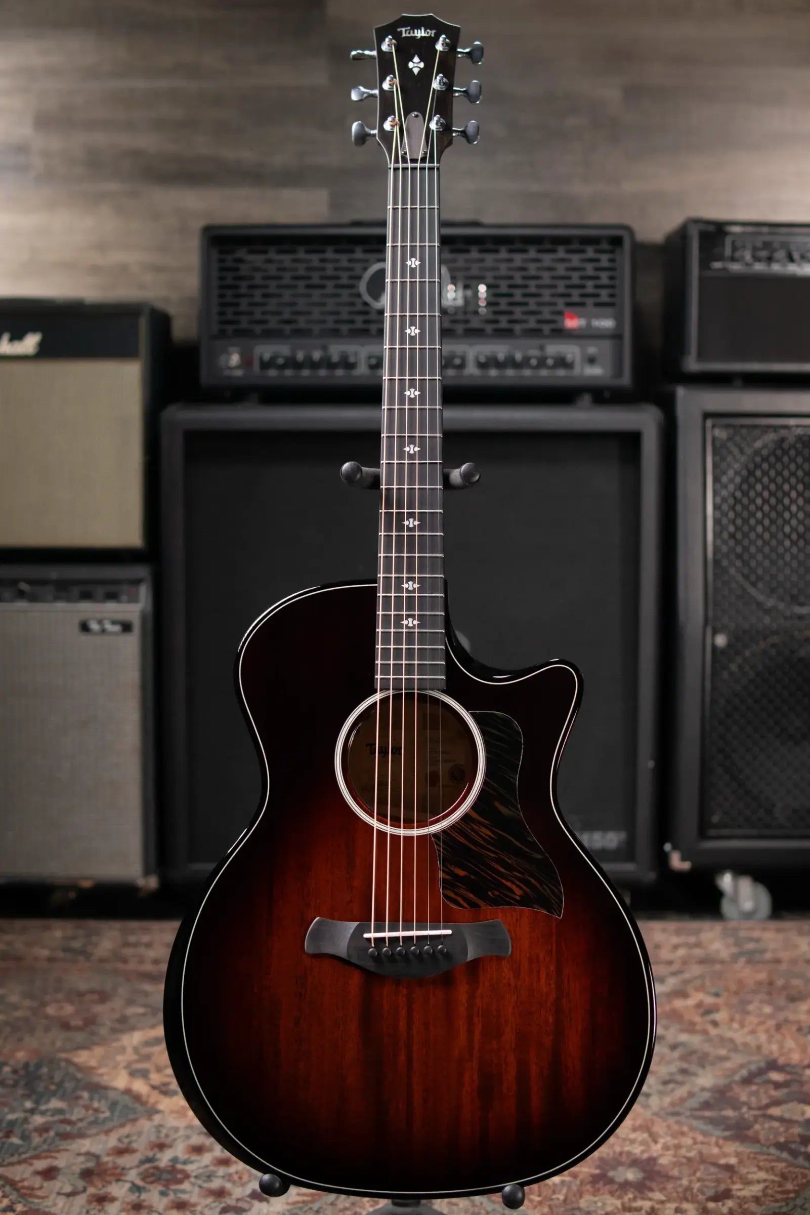 Taylor Next Generation Builder's Edition 524ce Grand Auditorium Acoustic/Electric Guitar with Hardshell Case