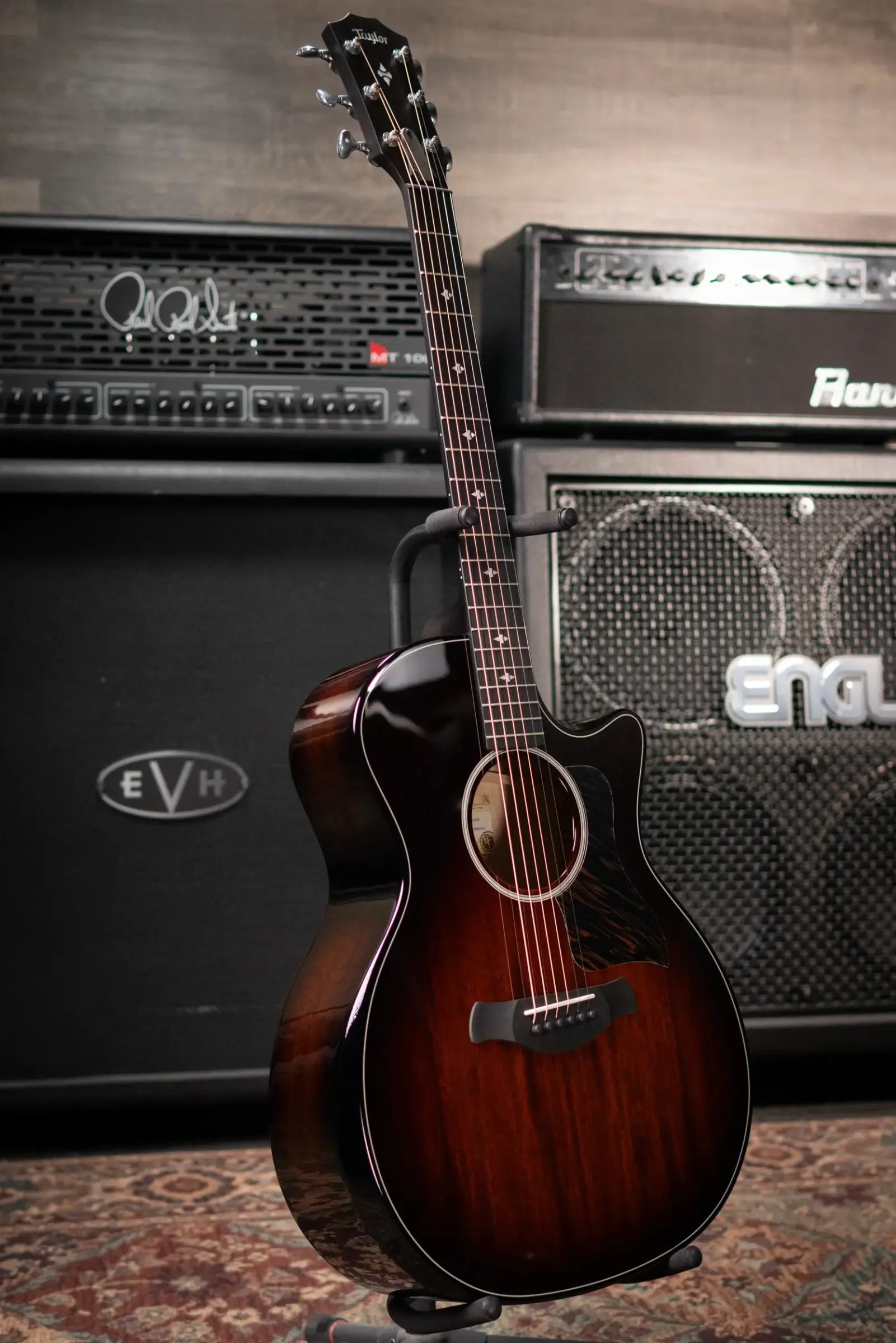 Taylor Next Generation Builder's Edition 524ce Grand Auditorium Acoustic/Electric Guitar with Hardshell Case