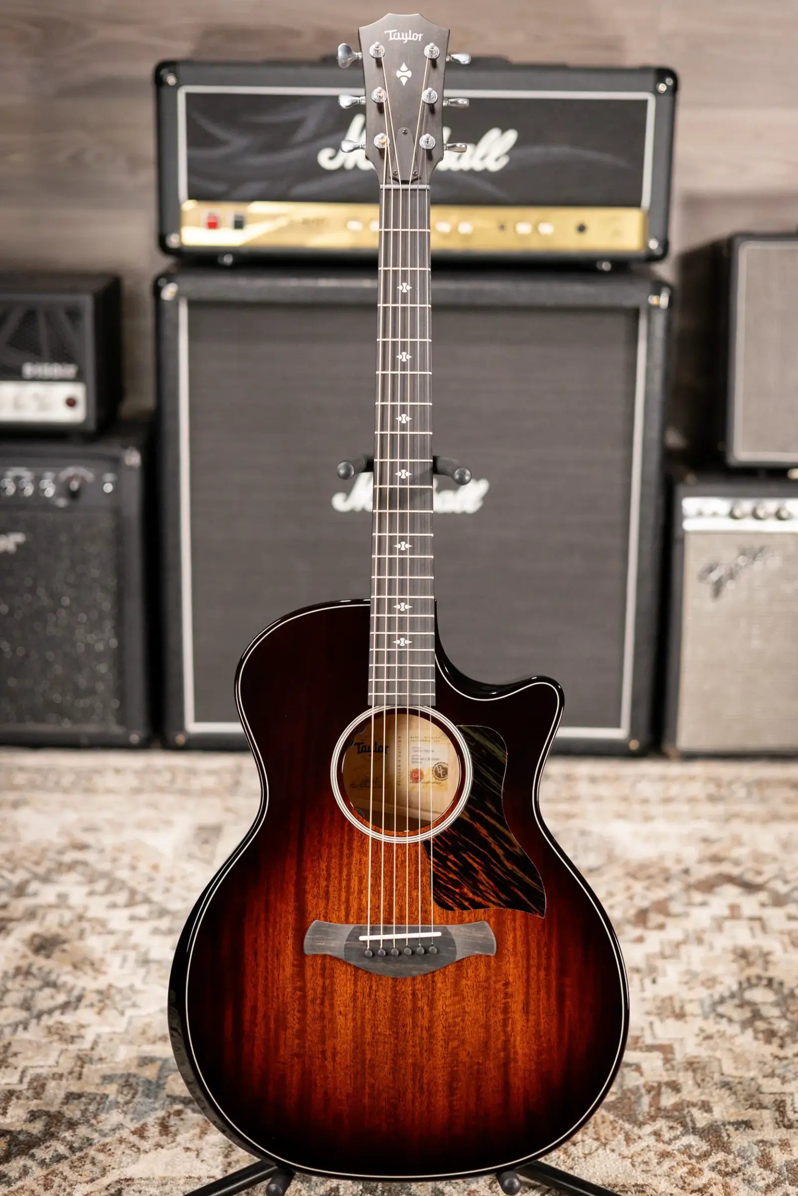 Taylor Next Generation Builder's Edition 524ce Grand Auditorium Acoustic/Electric Guitar with Hardshell Case