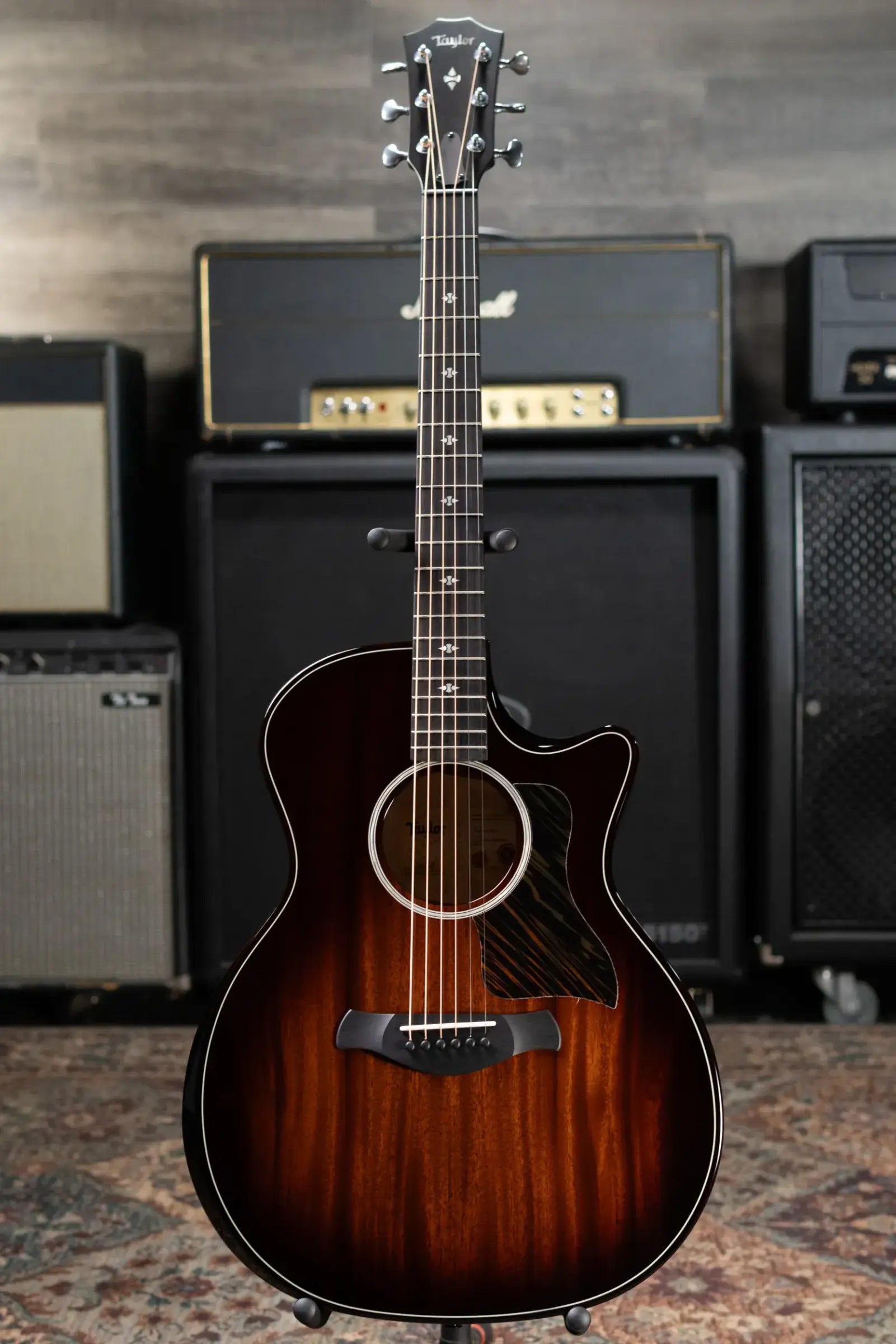 Taylor Next Generation Builder's Edition 524ce Grand Auditorium Acoustic/Electric Guitar with Hardshell Case