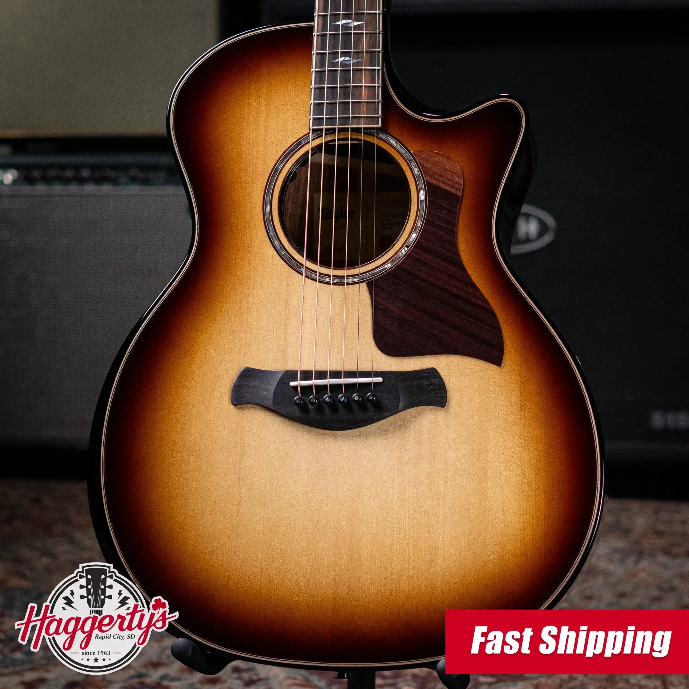 Taylor Next Generation Builder's Edition 814ce Grand Auditorium Acoustic/Electric Guitar - Adirondack/Honduran Rosewood with Hardshell Case