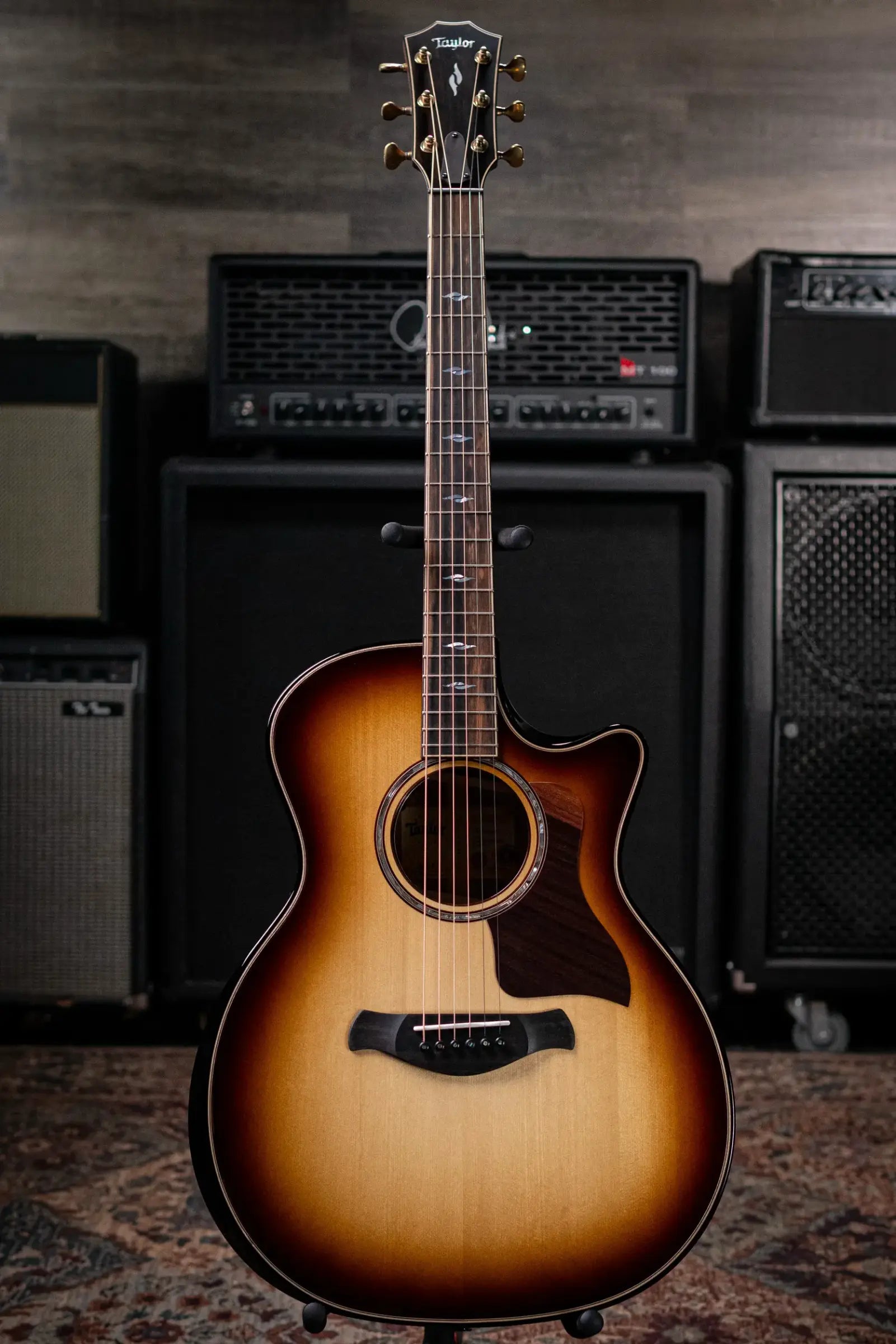 Taylor Next Generation Builder's Edition 814ce Grand Auditorium Acoustic/Electric Guitar - Adirondack/Honduran Rosewood with Hardshell Case