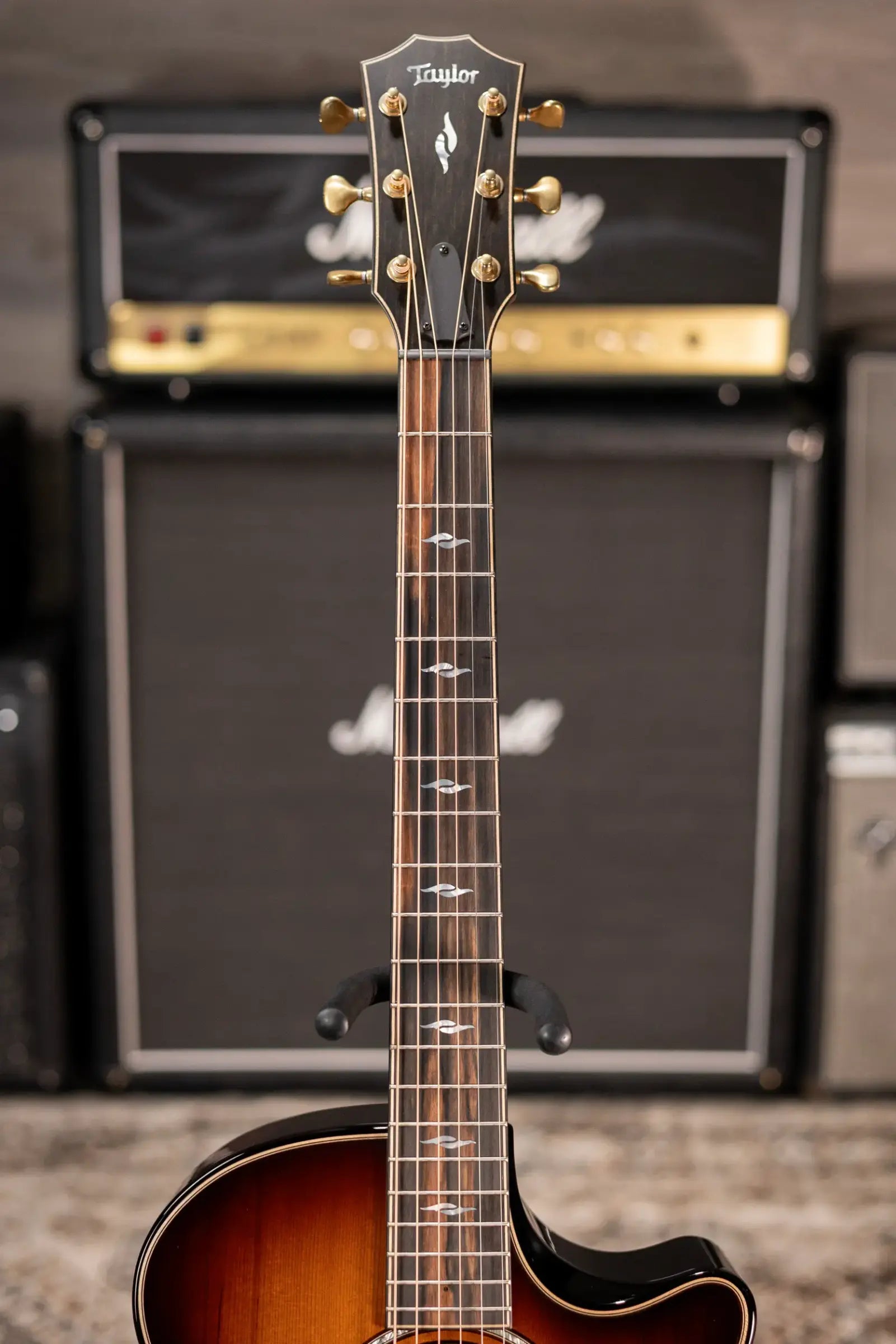 Taylor Next Generation Builder's Edition 814ce Grand Auditorium Acoustic/Electric Guitar - Redwood/Honduran Rosewood with Hardshell Case