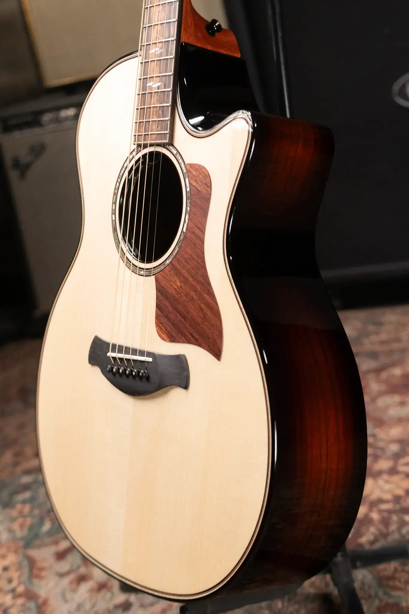 Taylor Next Generation Builder's Edition 814ce Grand Auditorium Acoustic/Electric Guitar with Hardshell Case