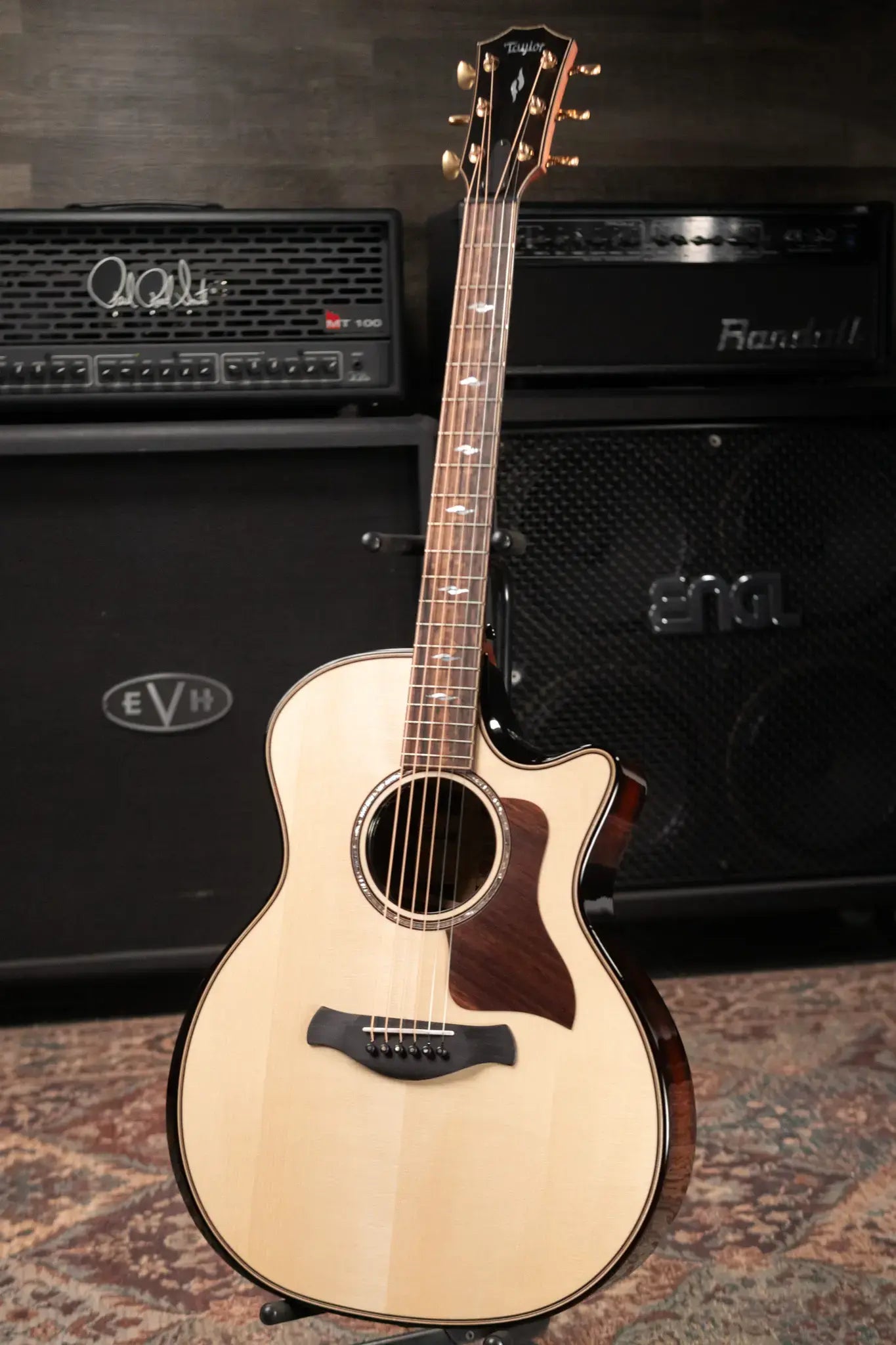 Taylor Next Generation Builder's Edition 814ce Grand Auditorium Acoustic/Electric Guitar with Hardshell Case