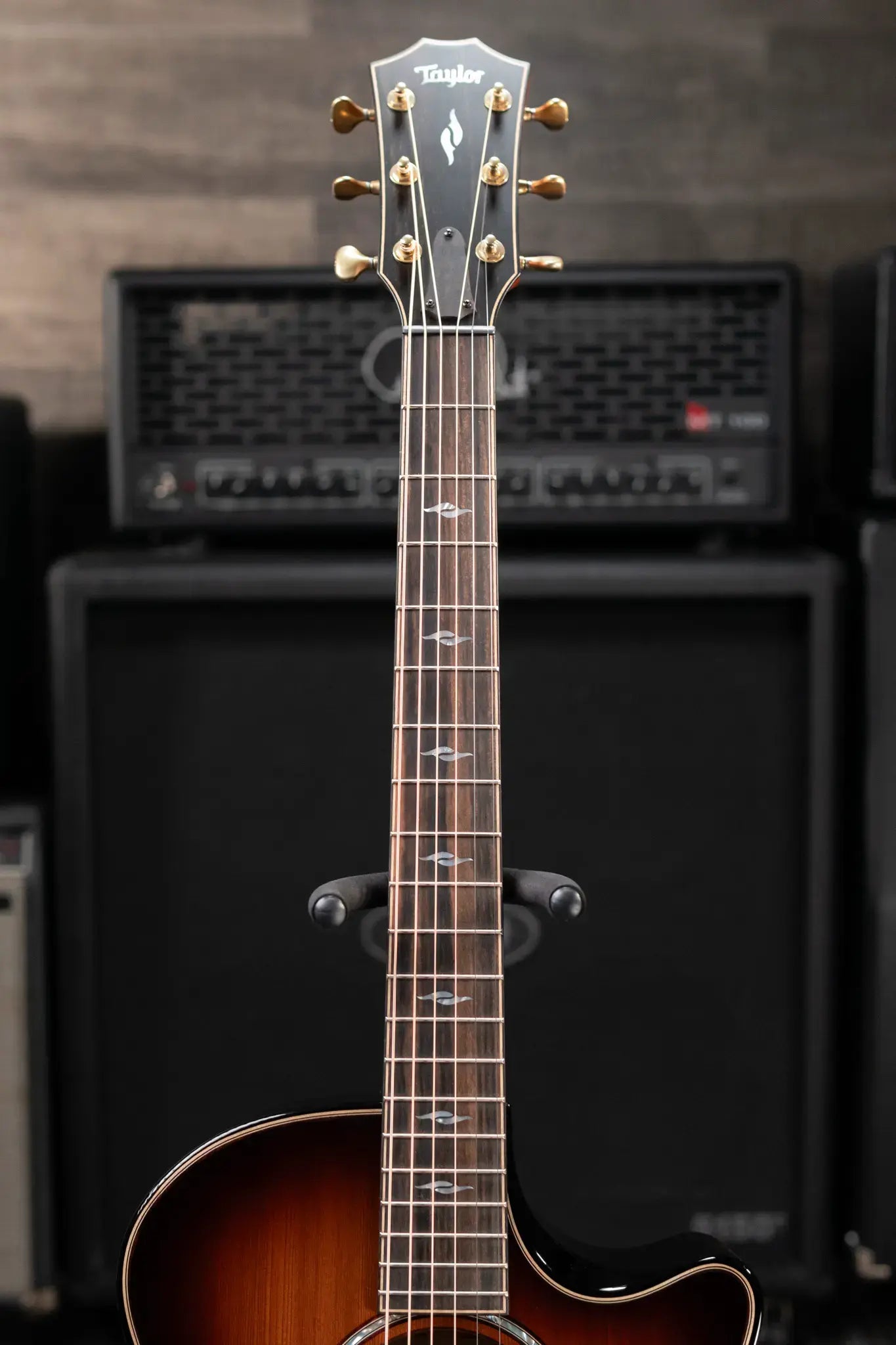 Taylor Next Generation Builder's Edition 814ce Grand Auditorium Honduran Rosewood/Redwood Acoustic/Electric Guitar - Shaded Edgeburst with Hardshell Case