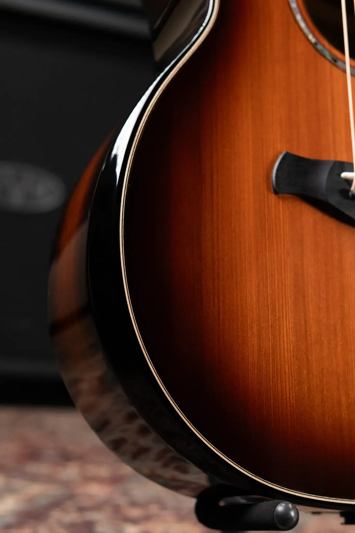 Taylor Next Generation Builder's Edition 814ce Grand Auditorium Honduran Rosewood/Redwood Acoustic/Electric Guitar - Shaded Edgeburst with Hardshell Case