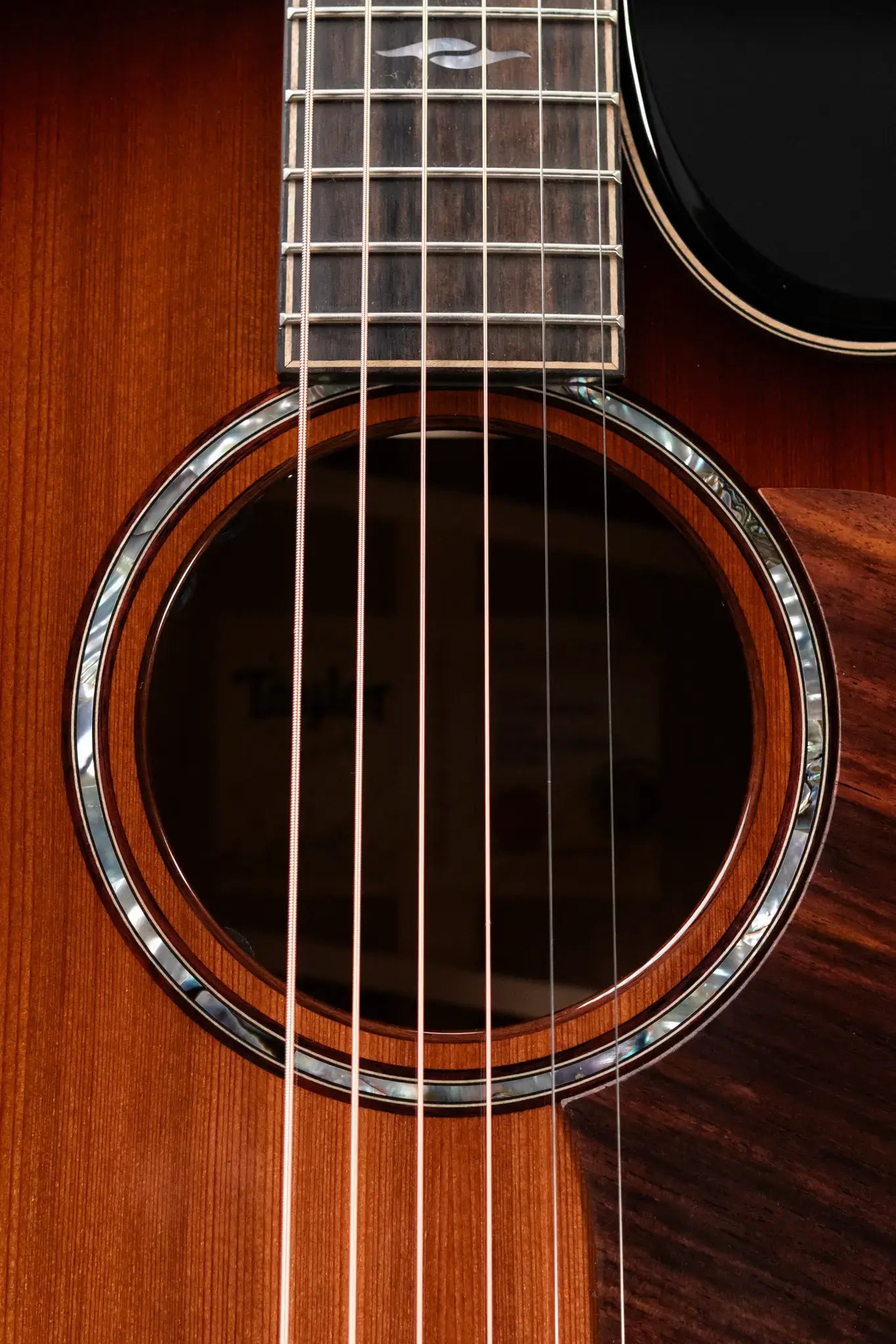 Taylor Next Generation Builder's Edition 814ce Grand Auditorium Honduran Rosewood/Redwood Acoustic/Electric Guitar - Shaded Edgeburst with Hardshell Case