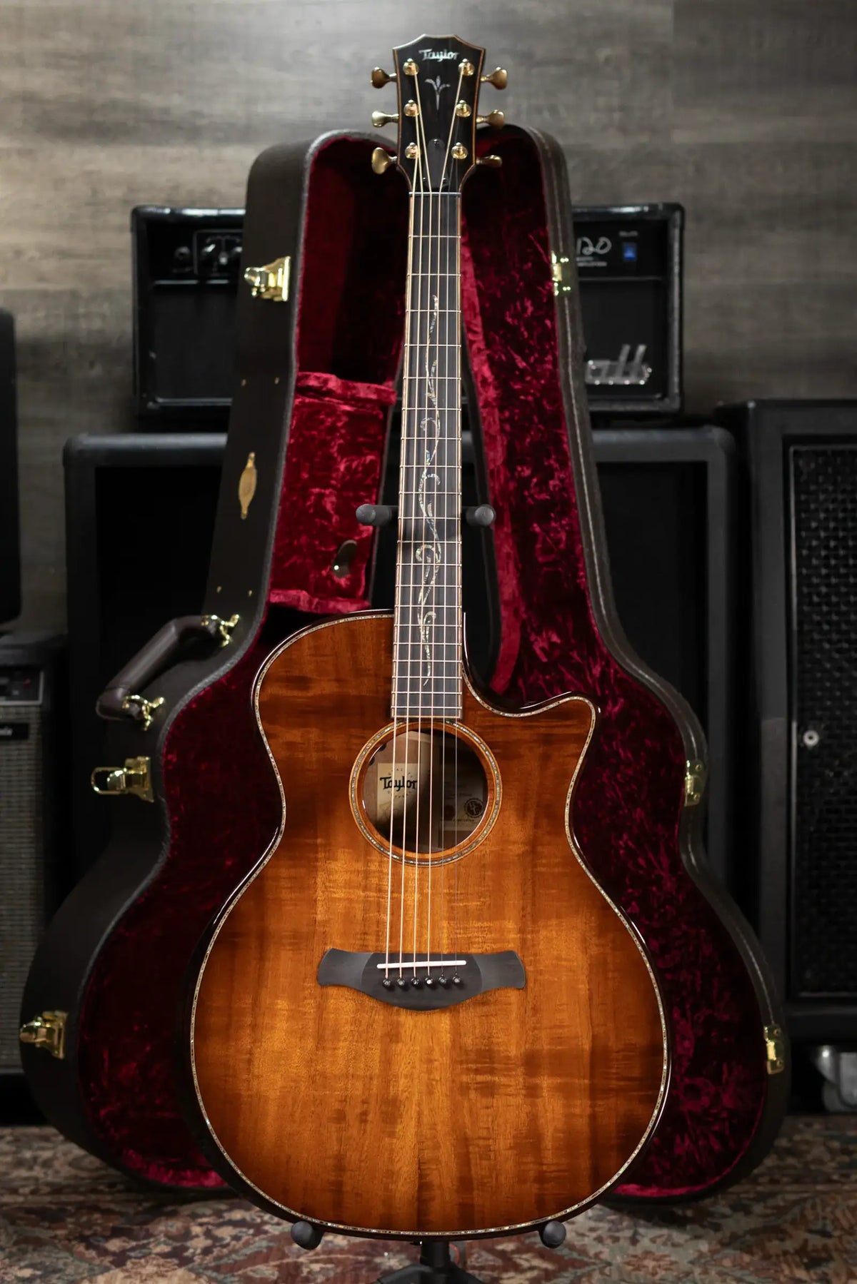 Taylor Next Generation Builder's Edition K24ce Grand Auditorium Acoustic/Electric Guitar with Hardshell Case