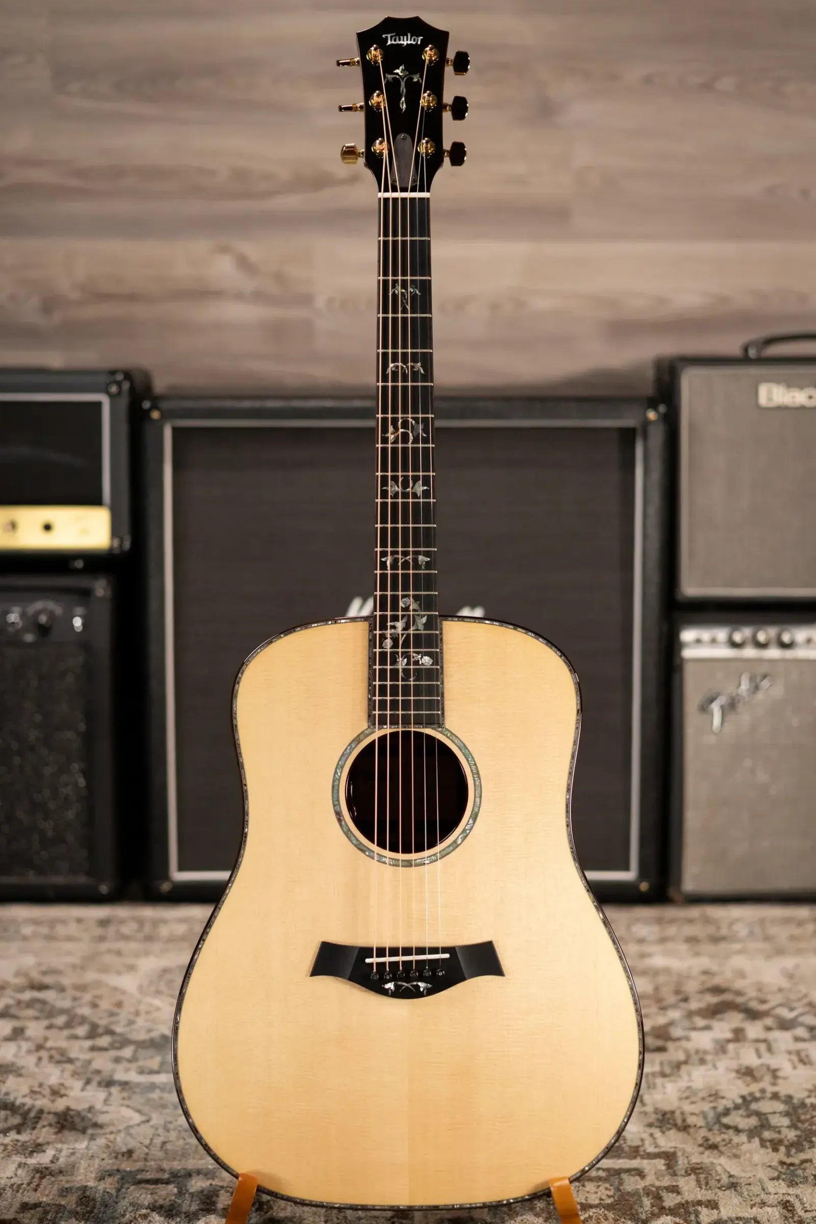 Taylor One-of-a-Kind Legacy 910e Special Edition Acoustic/Electric Guitar - Natural with Hardshell Case