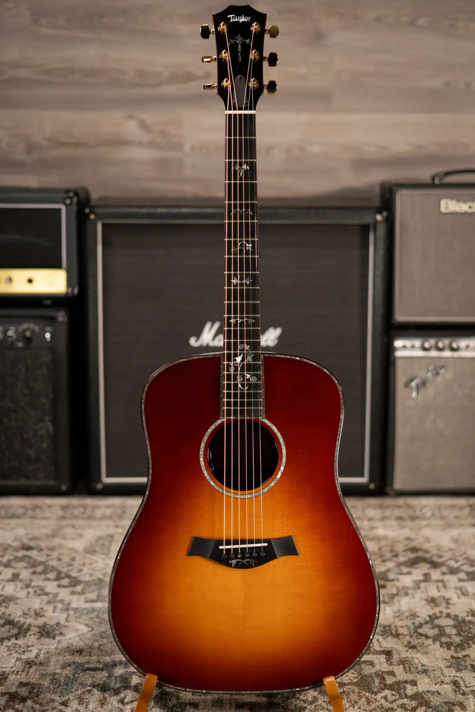 Taylor One-of-a-Kind Legacy 910e Special Edition Short-Scale Dreadnought Acoustic/Electric Guitar - Heritage Sunburst with Hardshell Case