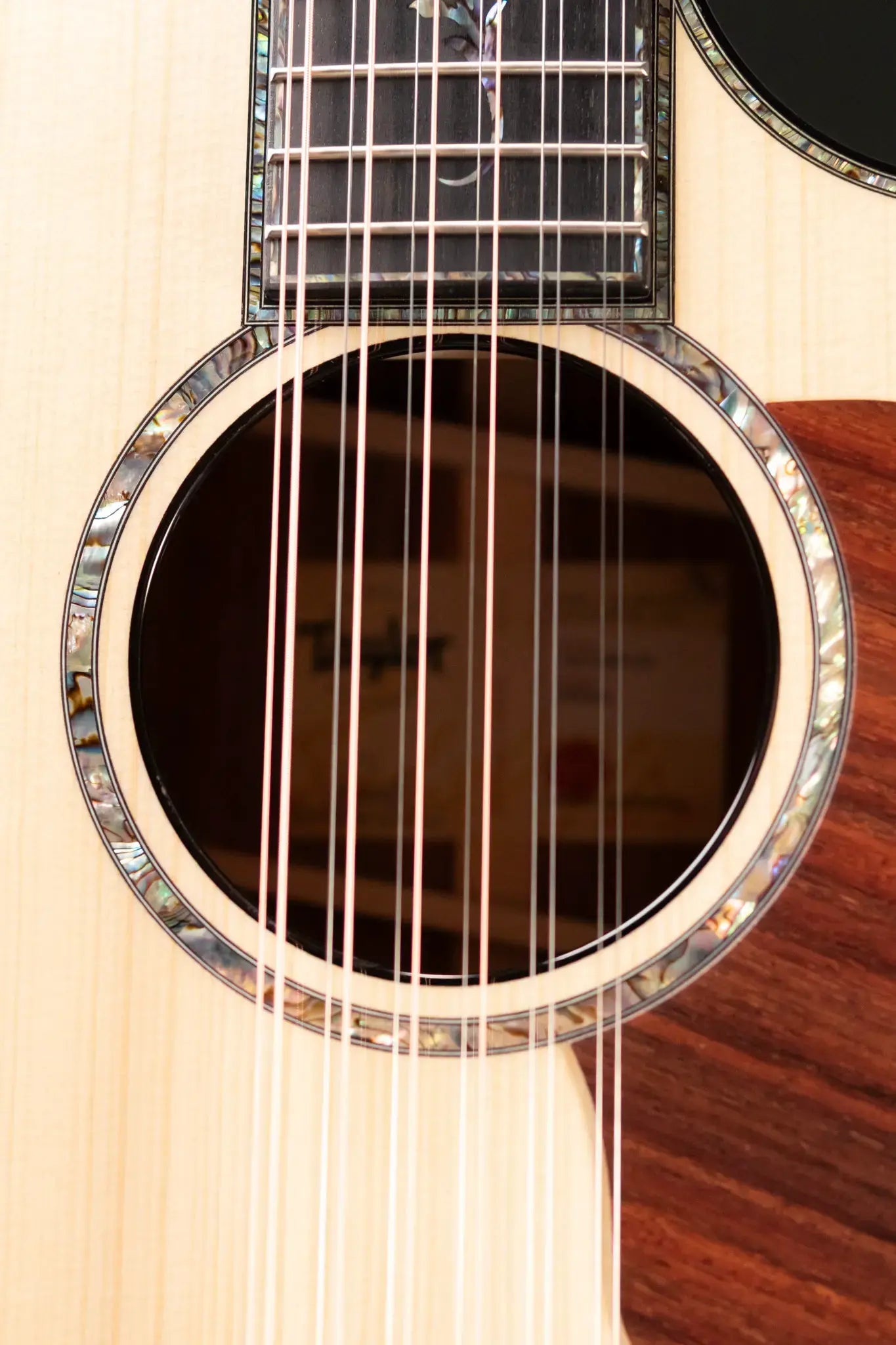 Taylor PS54ce Presentation Series 12-String Grand Auditorium Honduran Rosewood/Adirondack Spruce Acoustic/Electric Guitar with Hardshell Case