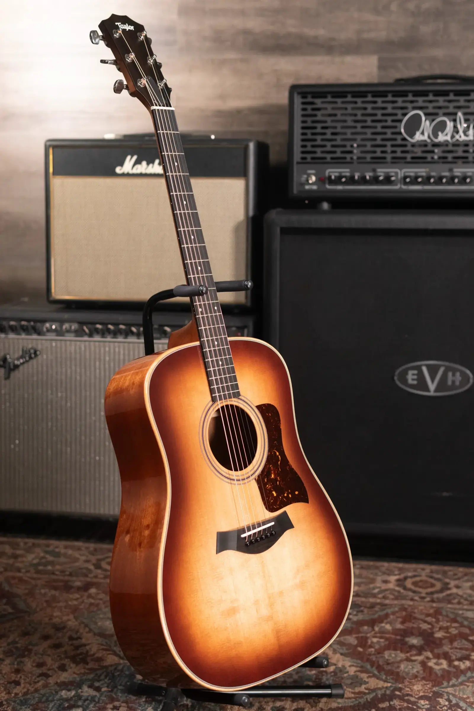 Taylor Prototype 310 Studio Dreadnought Acoustic Guitar - Shaded Edge Burst with Hardshell Case