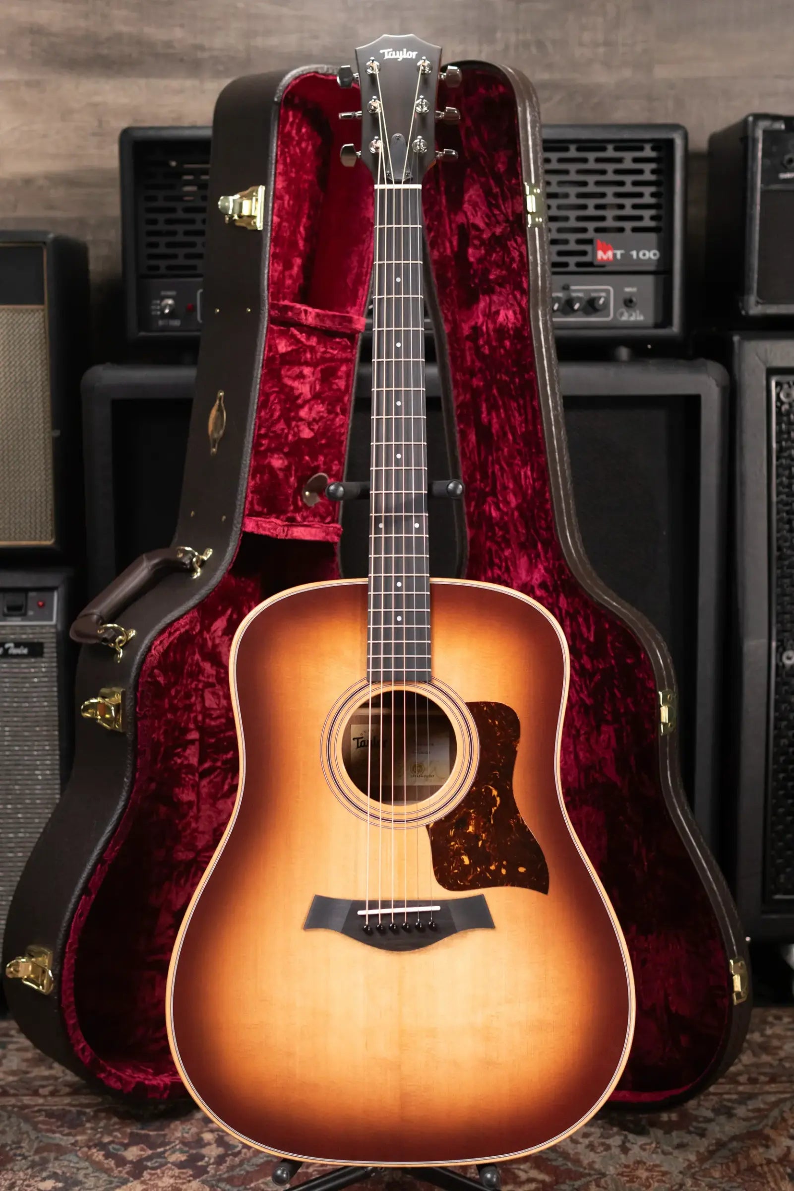 Taylor Prototype 310 Studio Dreadnought Acoustic Guitar - Shaded Edge Burst with Hardshell Case