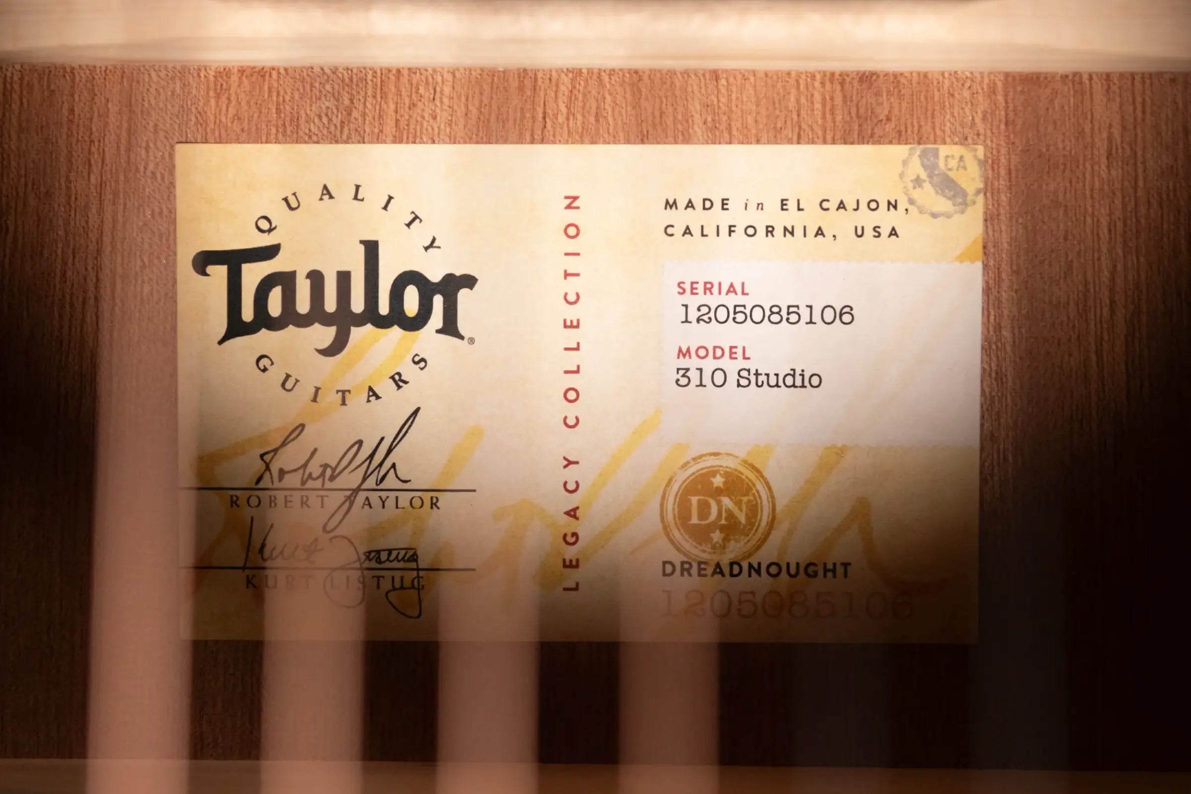 Taylor Prototype 310 Studio Dreadnought Acoustic Guitar - Shaded Edge Burst with Hardshell Case