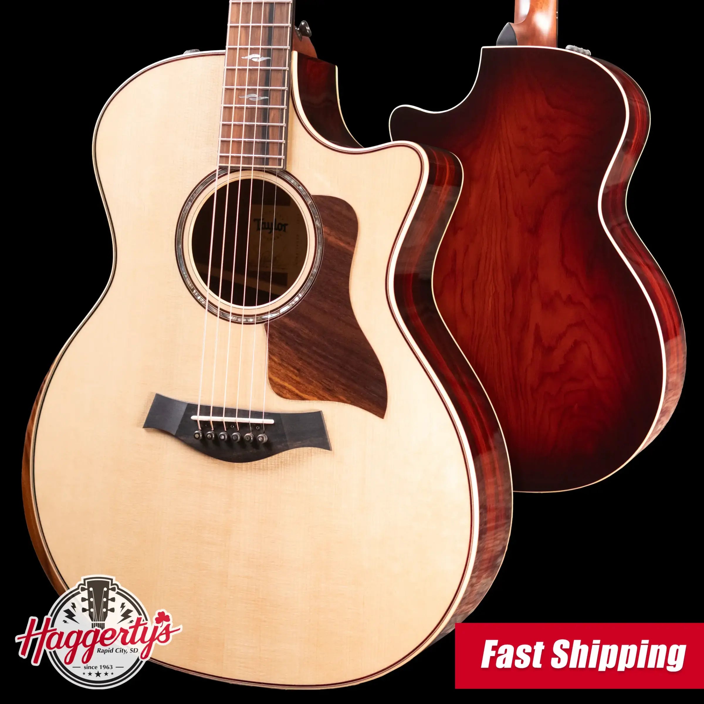 Taylor Prototype 814ce LTD Grand Auditorium Acoustic/Electric Guitar - Cocobolo/Sitka Spruce with Hardshell Case