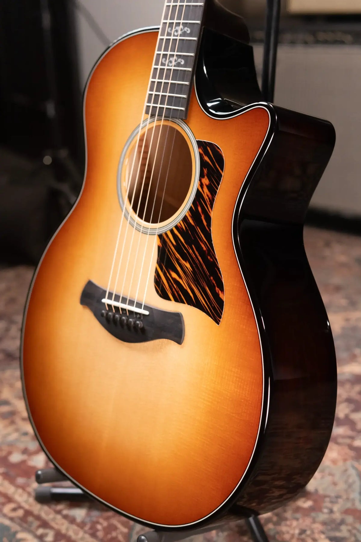 Taylor Prototype Sunset Boulevard Builder's Edition 514ce Grand Auditorium Acoustic/Electric Guitar - Shaded Edge Burst with Hardshell Case