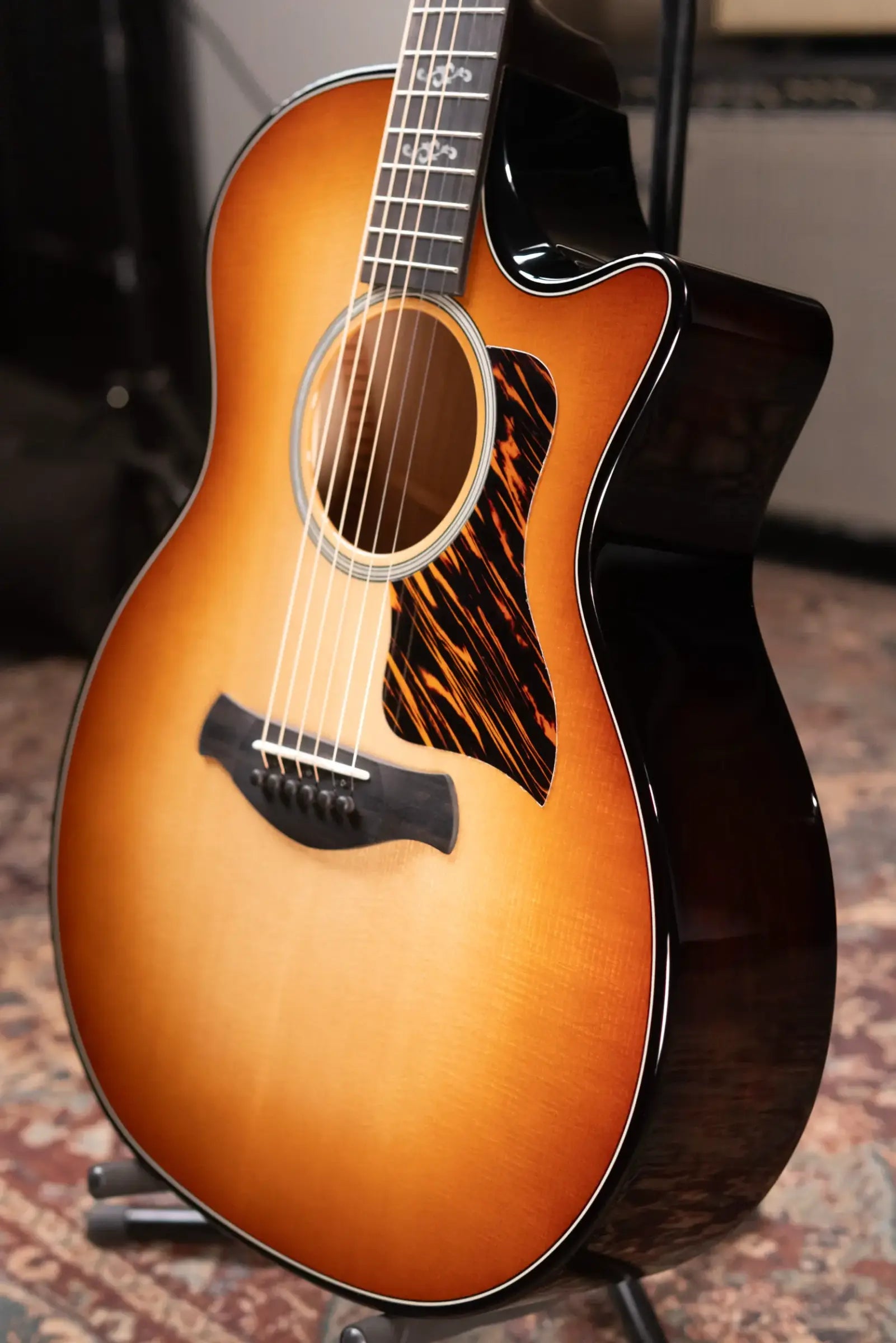 Taylor Prototype Sunset Boulevard Builder's Edition 514ce Grand Auditorium Acoustic/Electric Guitar - Shaded Edge Burst with Hardshell Case