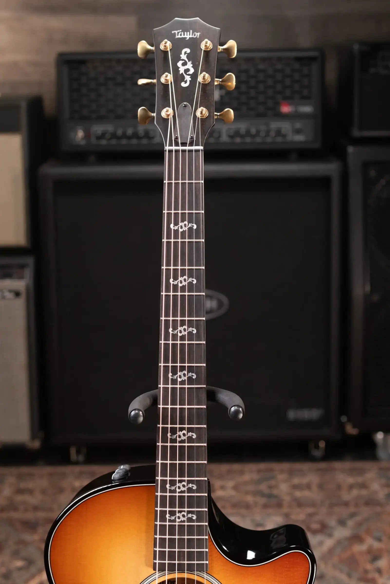 Taylor Prototype Sunset Boulevard Builder's Edition 514ce Grand Auditorium Acoustic/Electric Guitar - Shaded Edge Burst with Hardshell Case