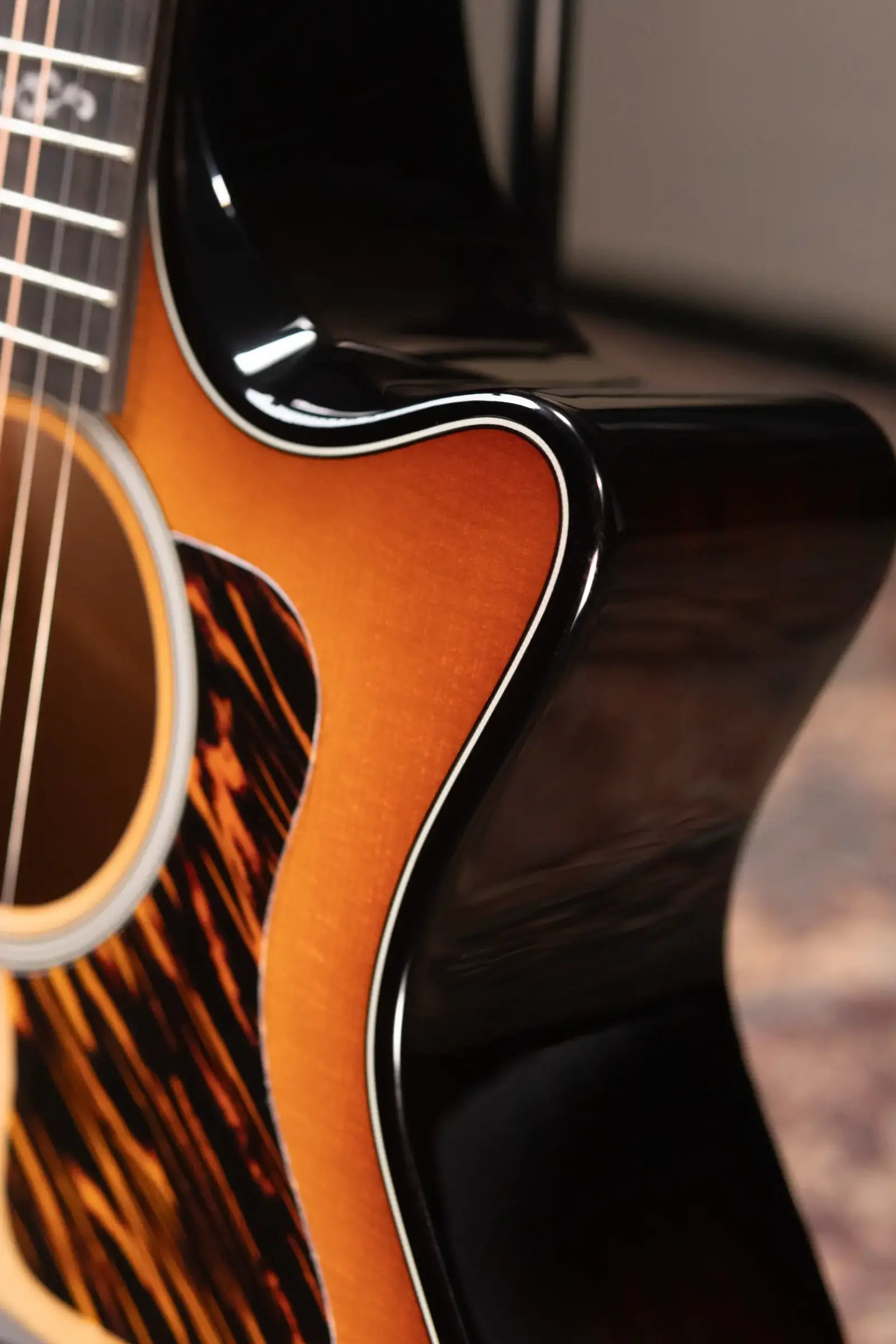 Taylor Prototype Sunset Boulevard Builder's Edition 514ce Grand Auditorium Acoustic/Electric Guitar - Shaded Edge Burst with Hardshell Case