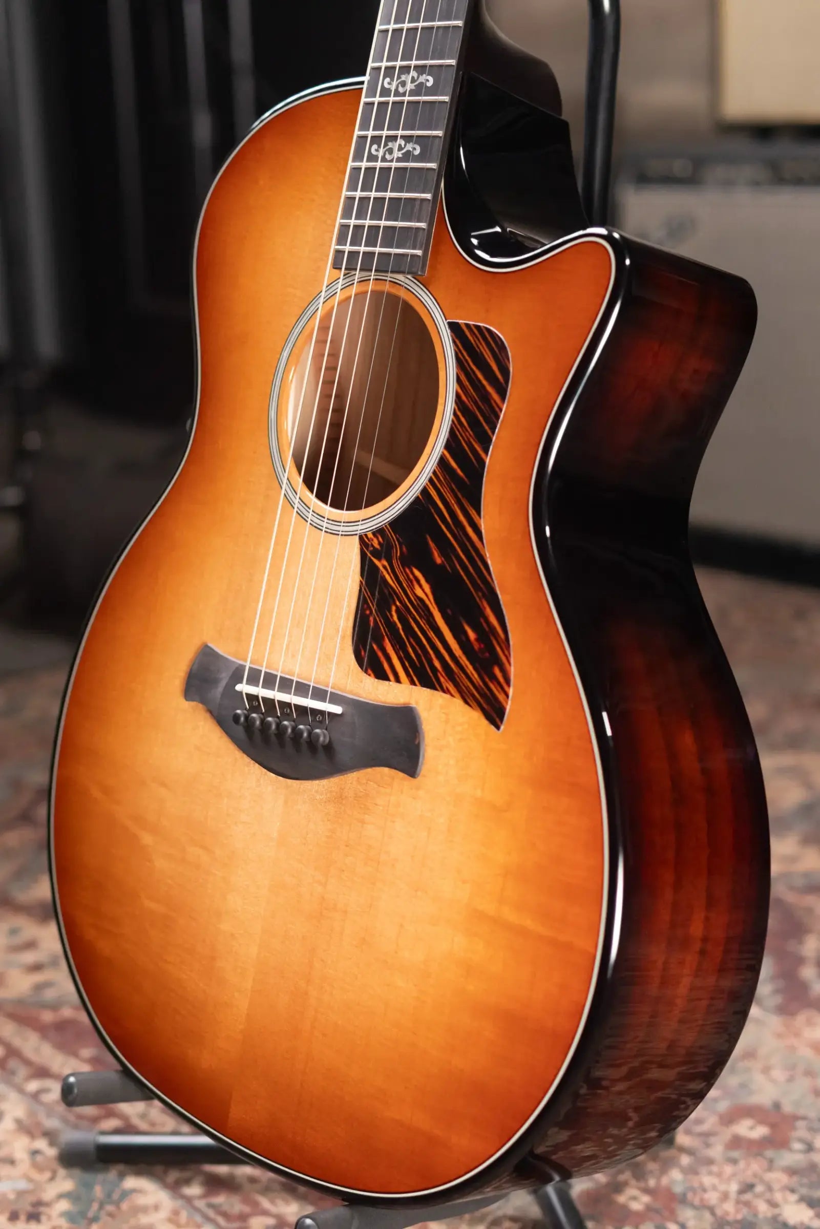 Taylor Prototype Sunset Boulevard Builder's Edition 514ce Grand Auditorium Acoustic/Electric Guitar - Shaded Edge Burst with Hardshell Case