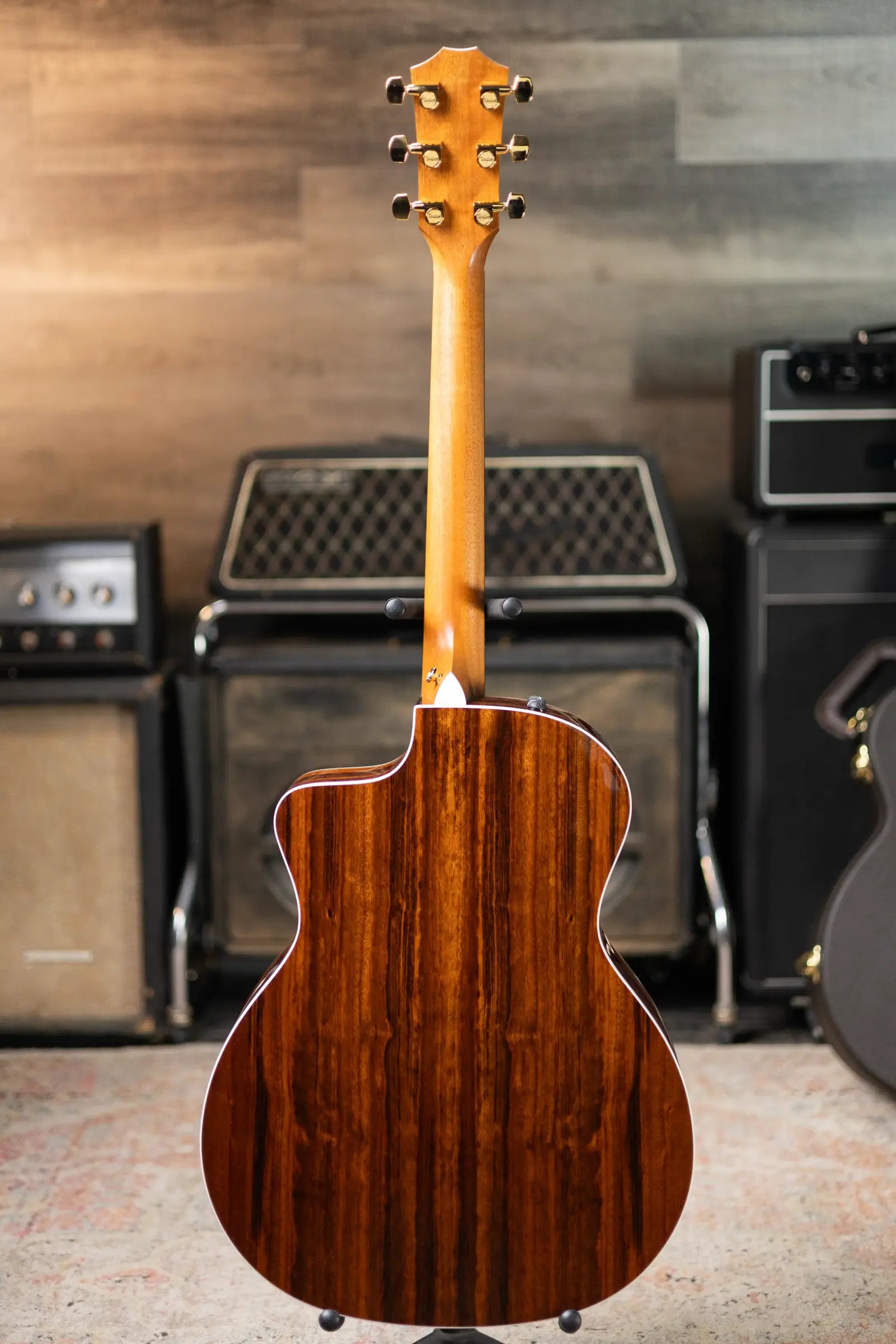 Taylor Sunset Blvd 214ce DLX Grand Auditorium Acoustic/Electric Guitar - Shaded Edge Burst with Hardshell Case - Factory Demo
