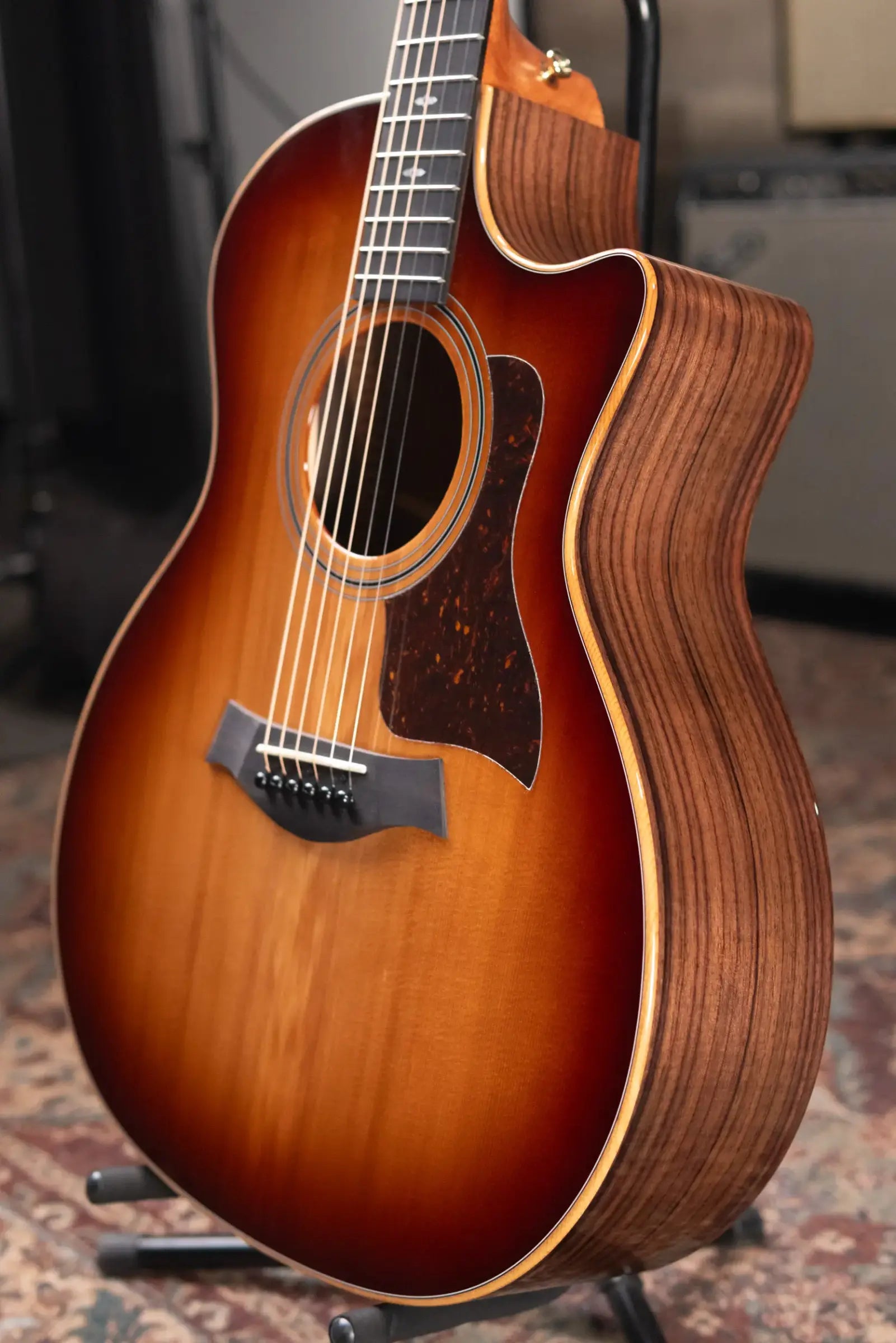 Taylor Sunset Boulevard 414ce Studio Grand Auditorium Acoustic/Electric Guitar - Shaded Edge Burst with Gig Bag - Used