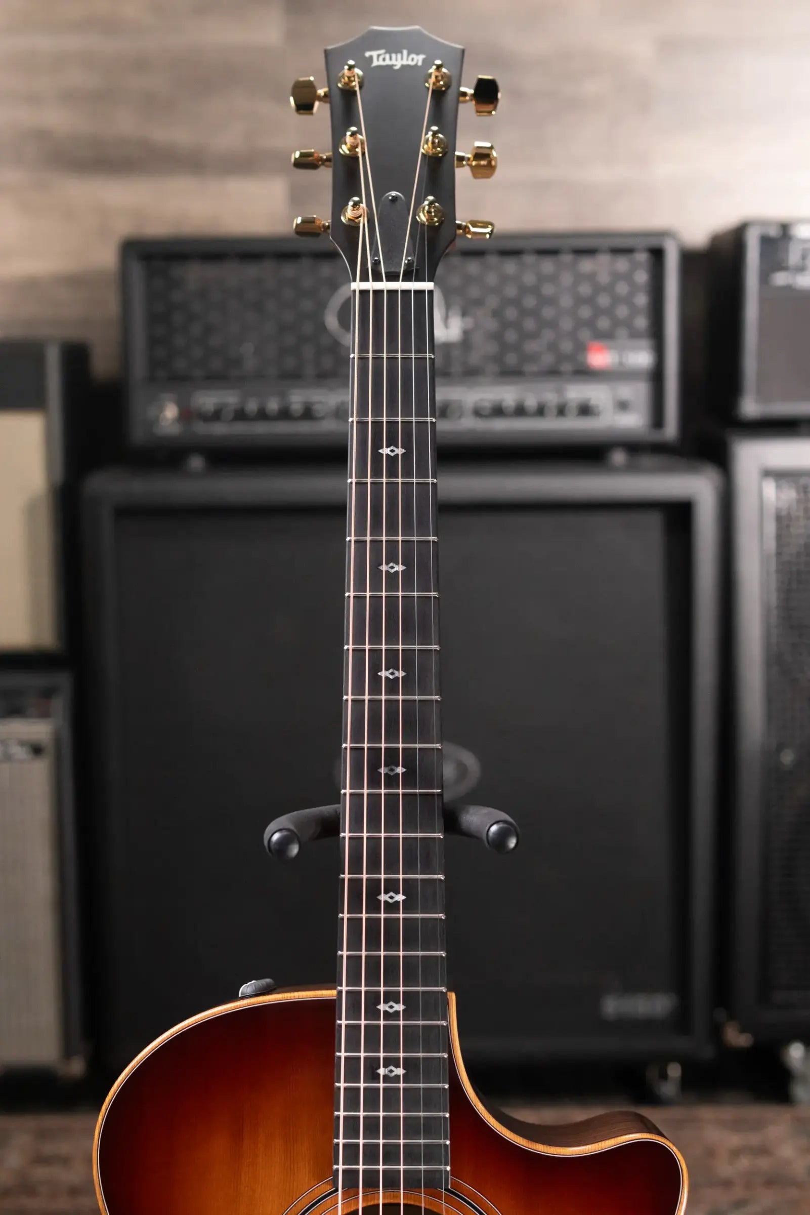 Taylor Sunset Boulevard 414ce Studio Grand Auditorium Acoustic/Electric Guitar - Shaded Edge Burst with Gig Bag - Used