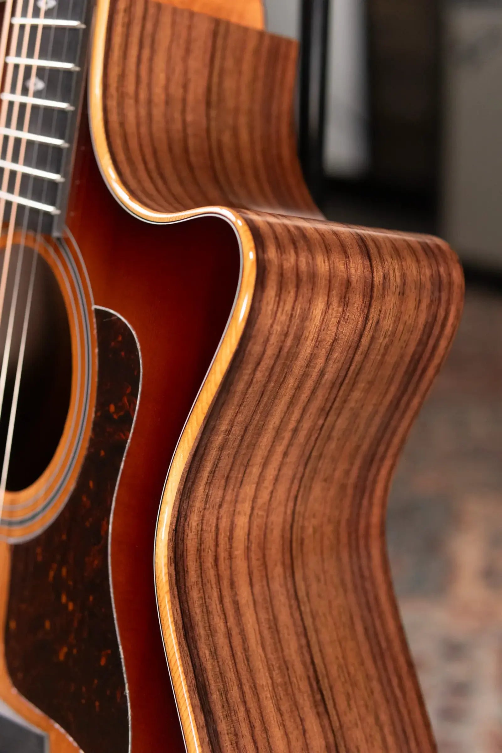 Taylor Sunset Boulevard 414ce Studio Grand Auditorium Acoustic/Electric Guitar - Shaded Edge Burst with Gig Bag - Used