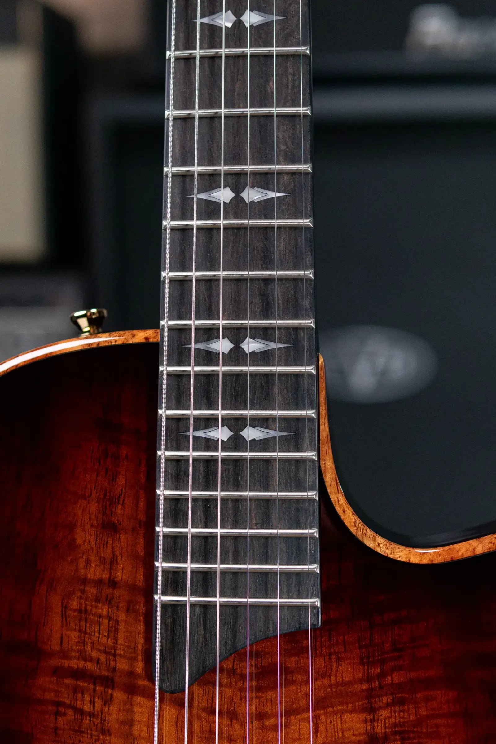 Taylor T5z Custom Koa Armrest Hollowbody Electric Guitar - Shaded Edge Burst with Hardshell Case
