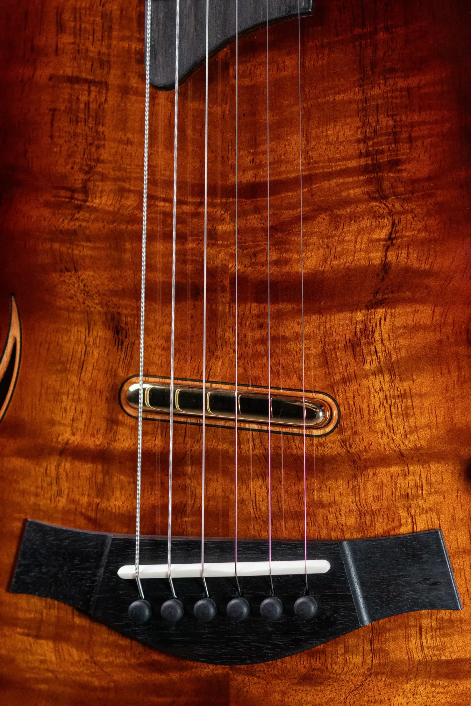 Taylor T5z Custom Koa Armrest Hollowbody Electric Guitar - Shaded Edge Burst with Hardshell Case