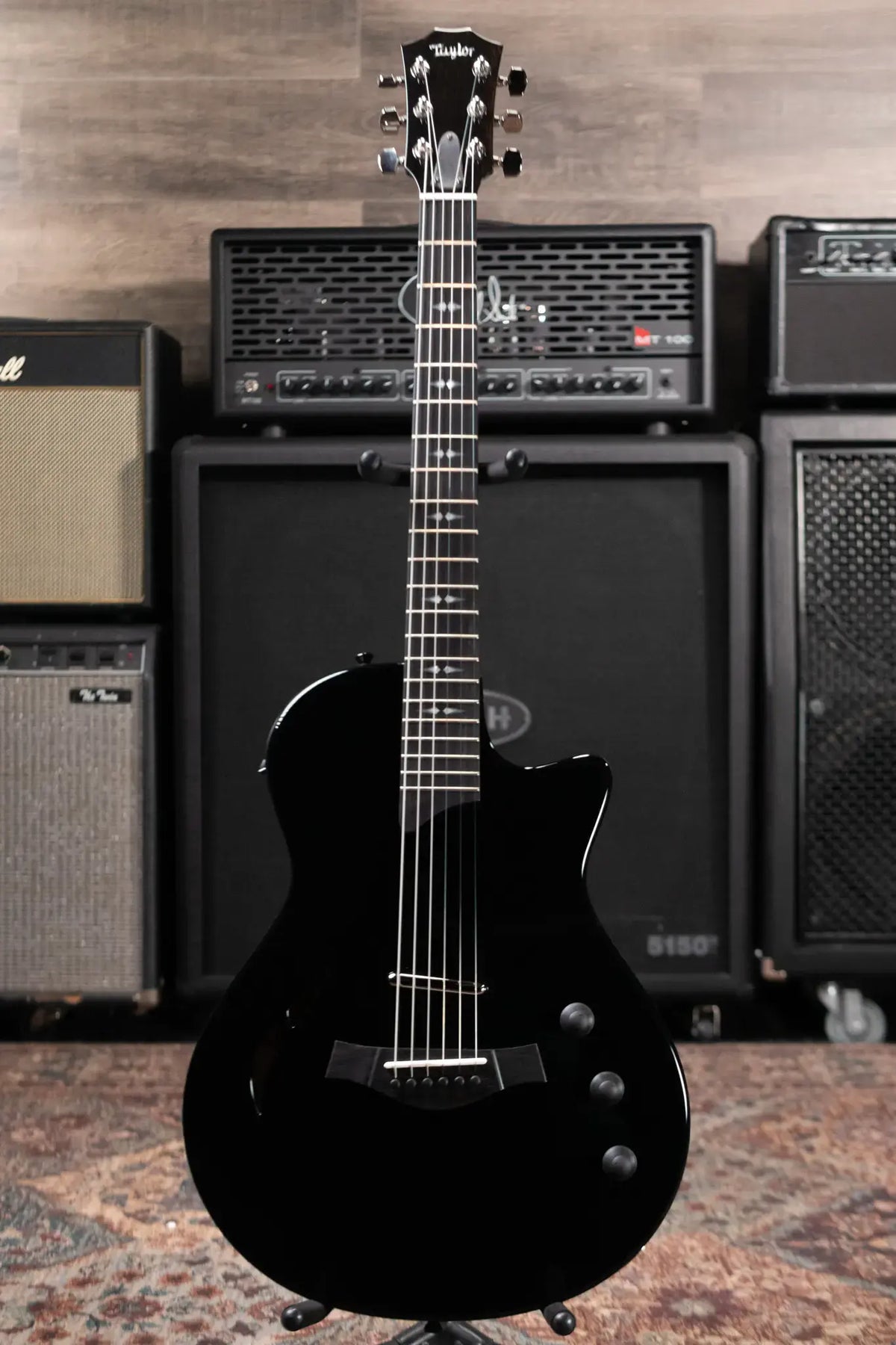 Taylor T5z Pro Electric Guitar - Black with Hardshell Case - Demo