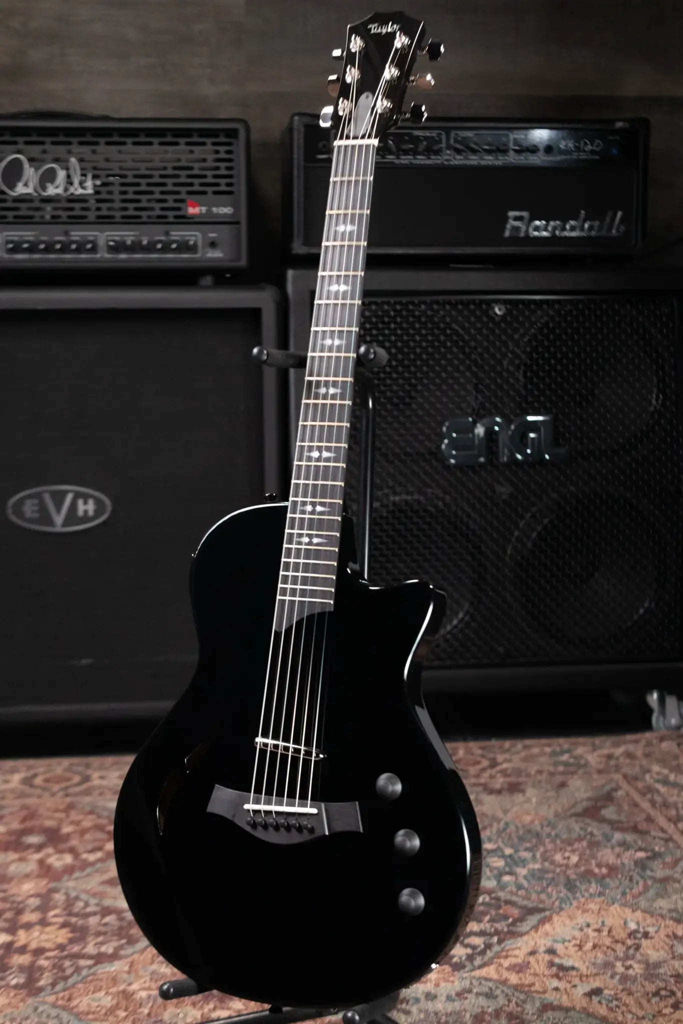 Taylor T5z Pro Electric Guitar - Black with Hardshell Case
