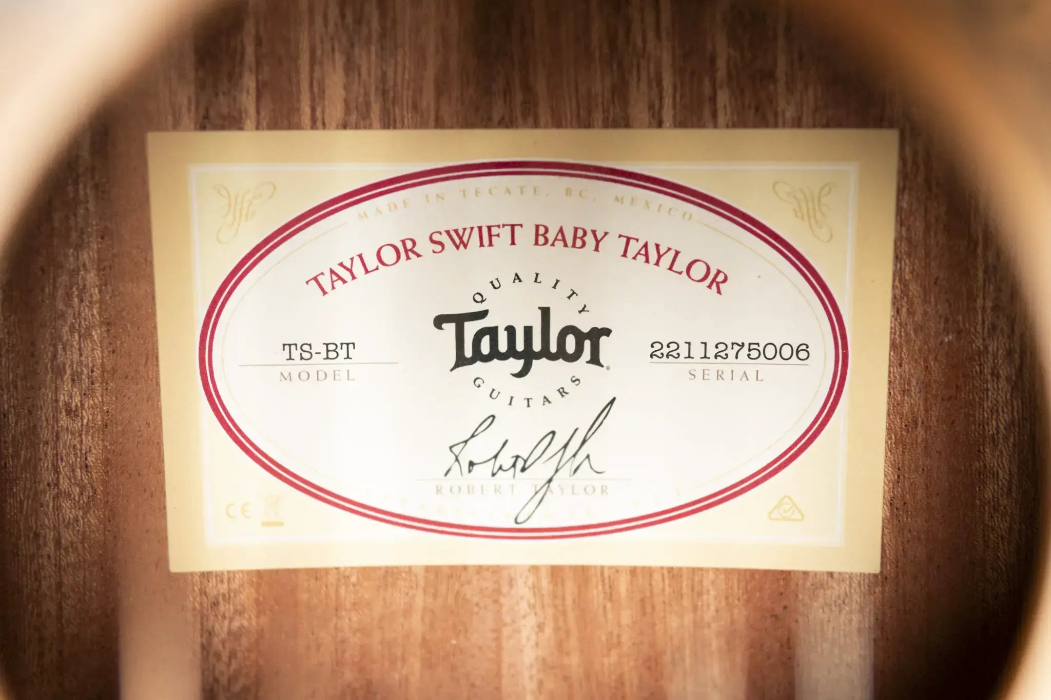 Taylor TS-BT Taylor Swift Signature Baby Taylor Acoustic Guitar with Gig Bag