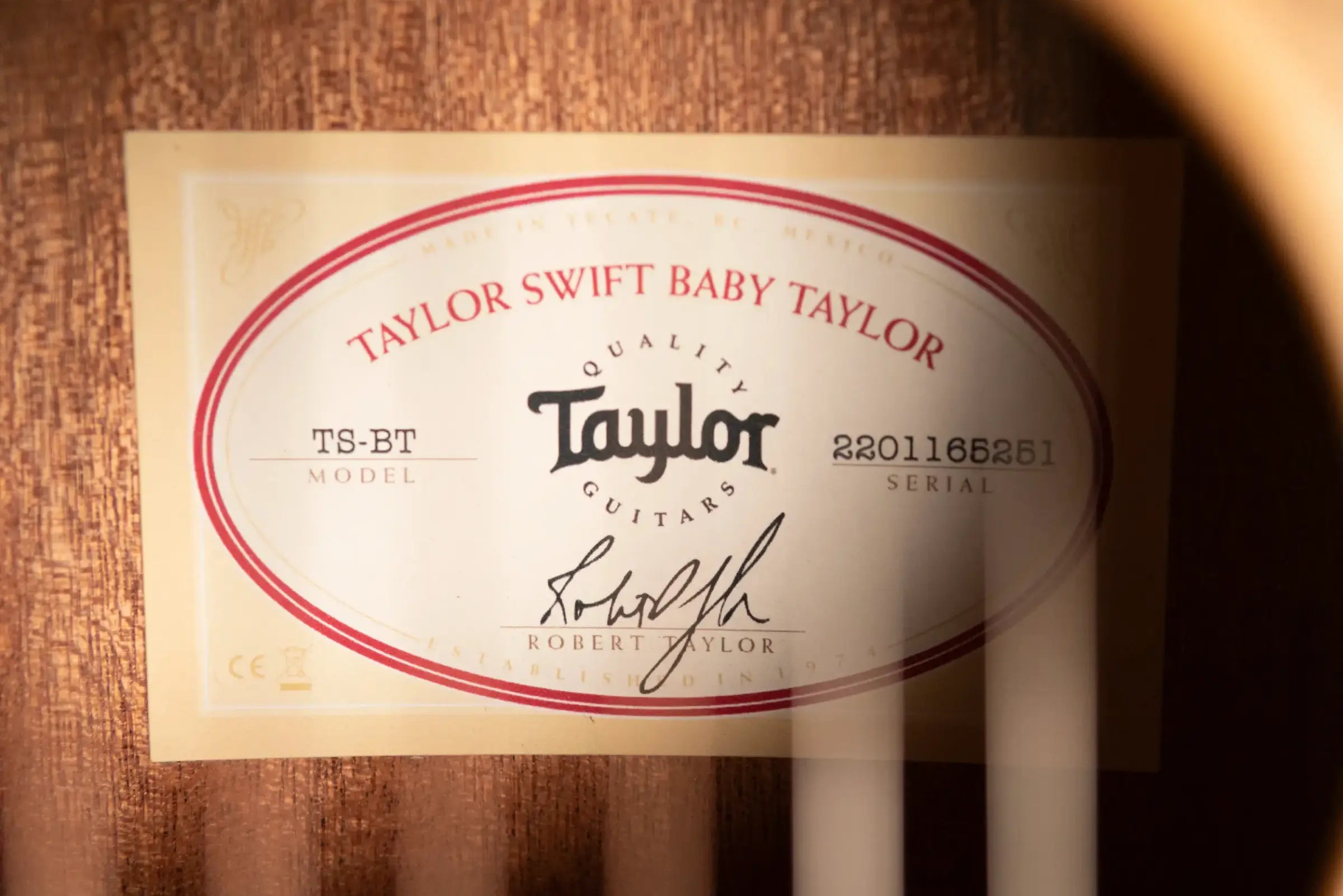 Taylor TS-BT Taylor Swift Signature Baby Taylor Acoustic Guitar with Gig Bag - Used
