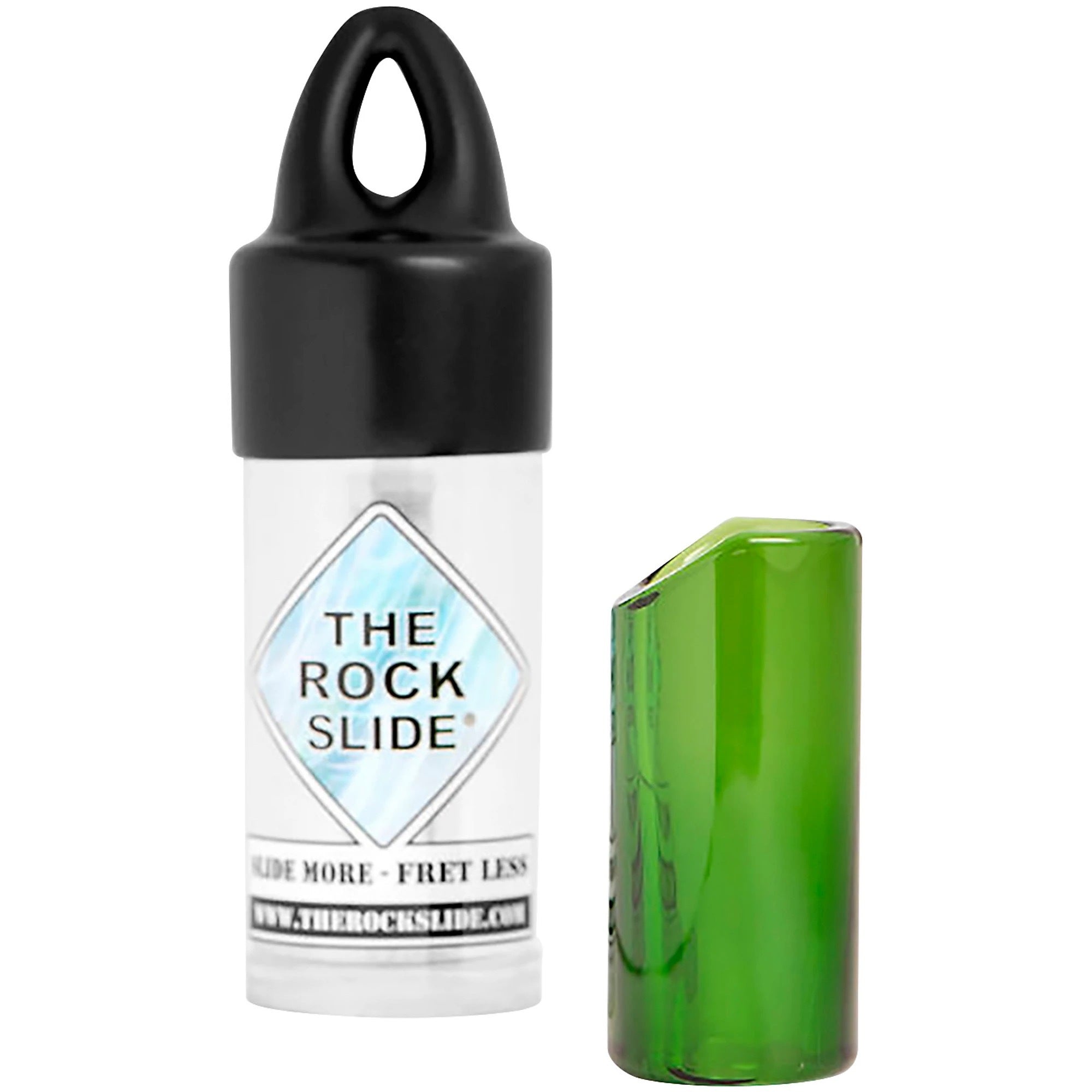 The Rock Slide Medium Green Glass Guitar Slide