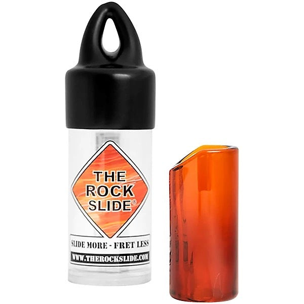 The Rock Slide Rhett Shull Medium Amber Guitar Slide