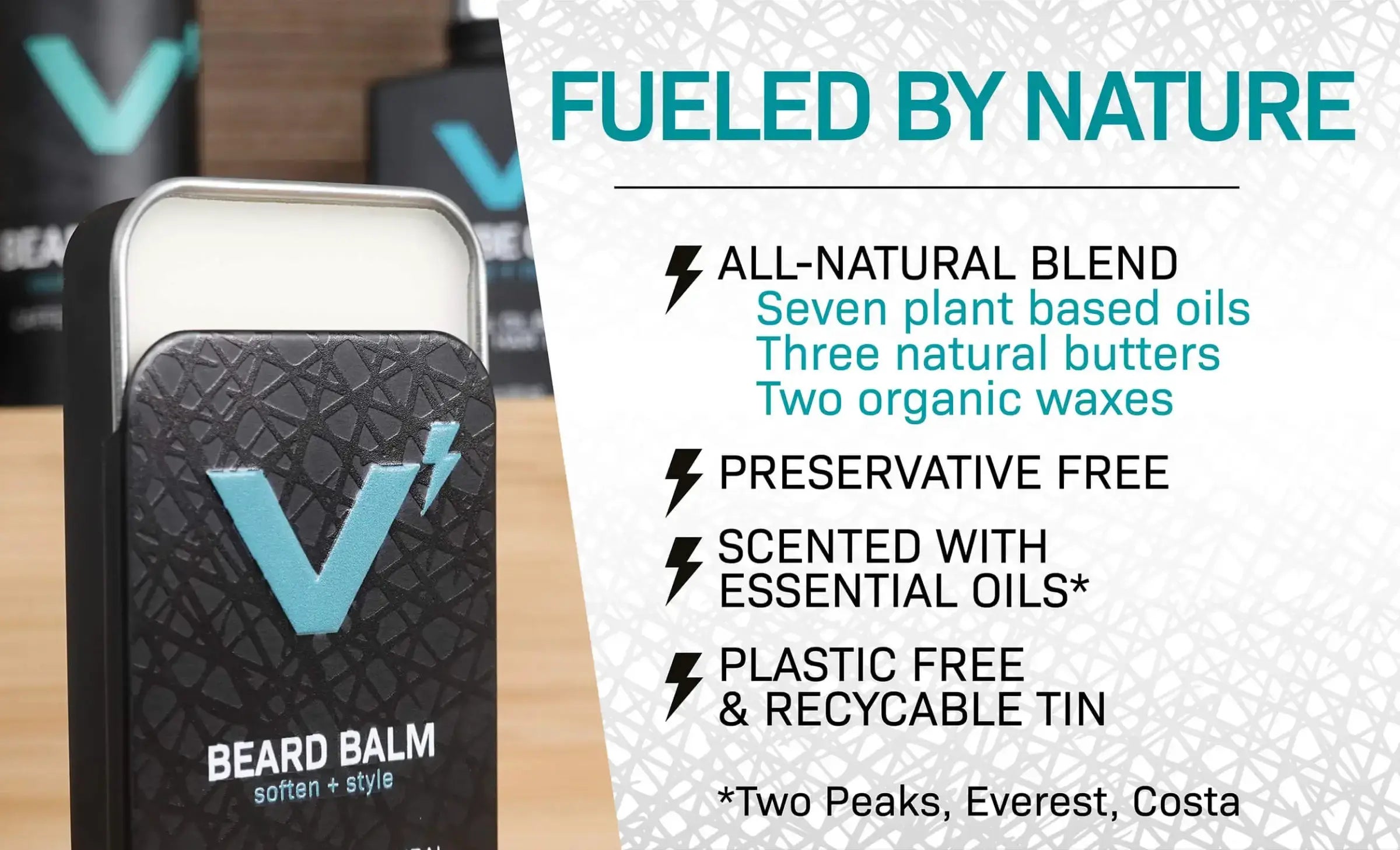 Volt Beard Balm - Two Peaks 1.5oz