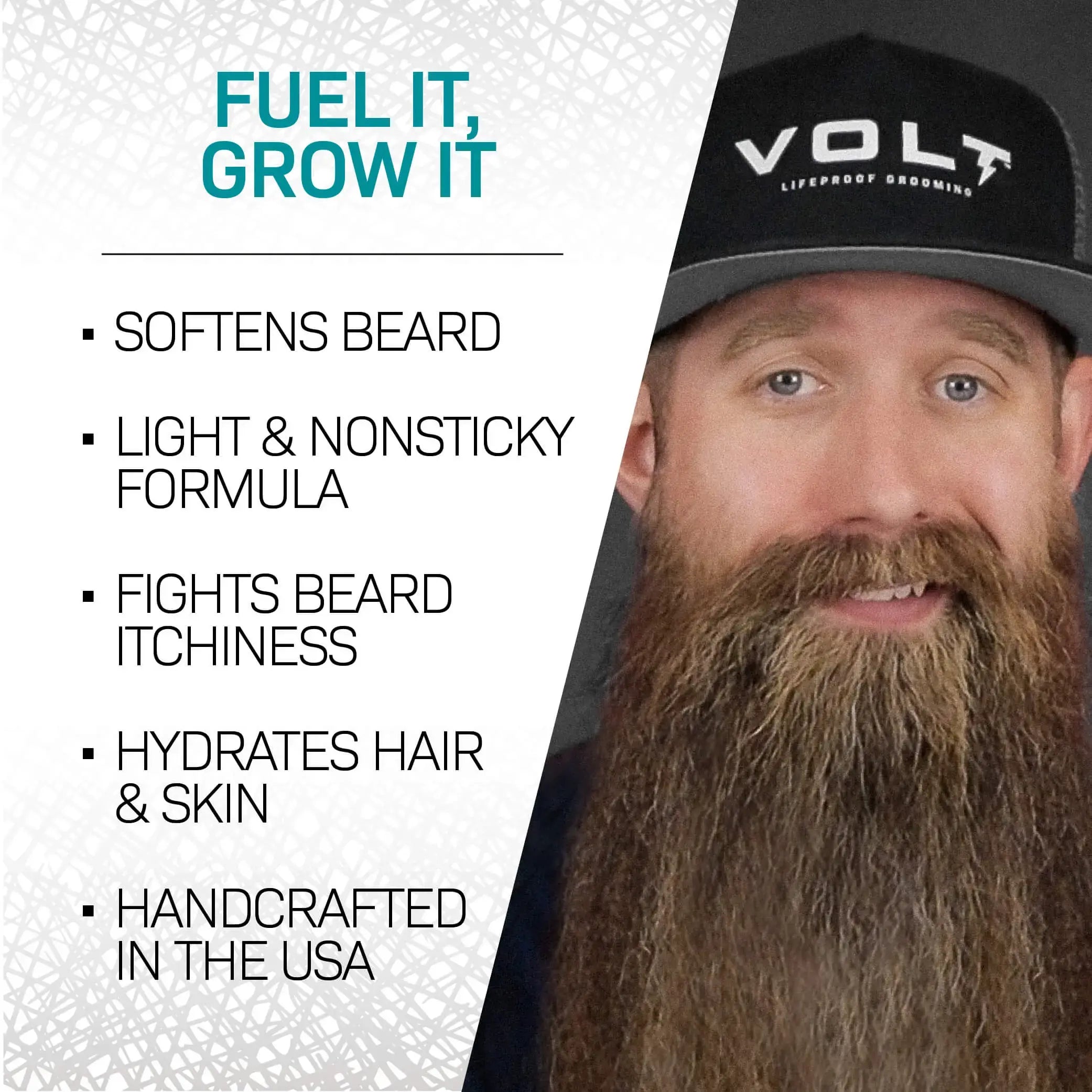 Volt Lube Beard Oil - Fragrance Free - 1oz