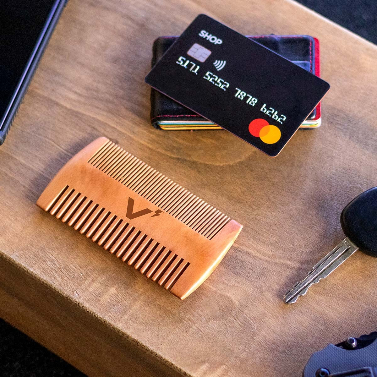 Volt Twin comb - light wood
