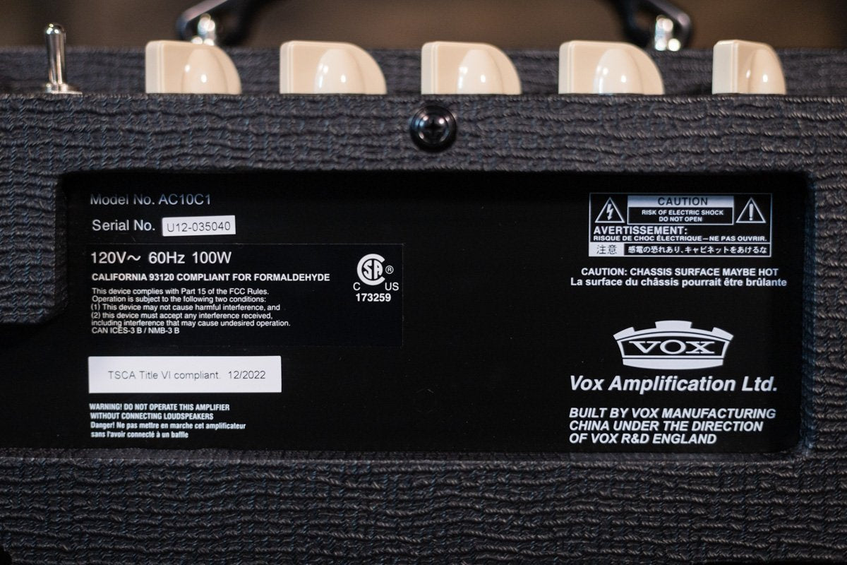 Vox AC10C1 1x10" 10-Watt Tube Combo Amp